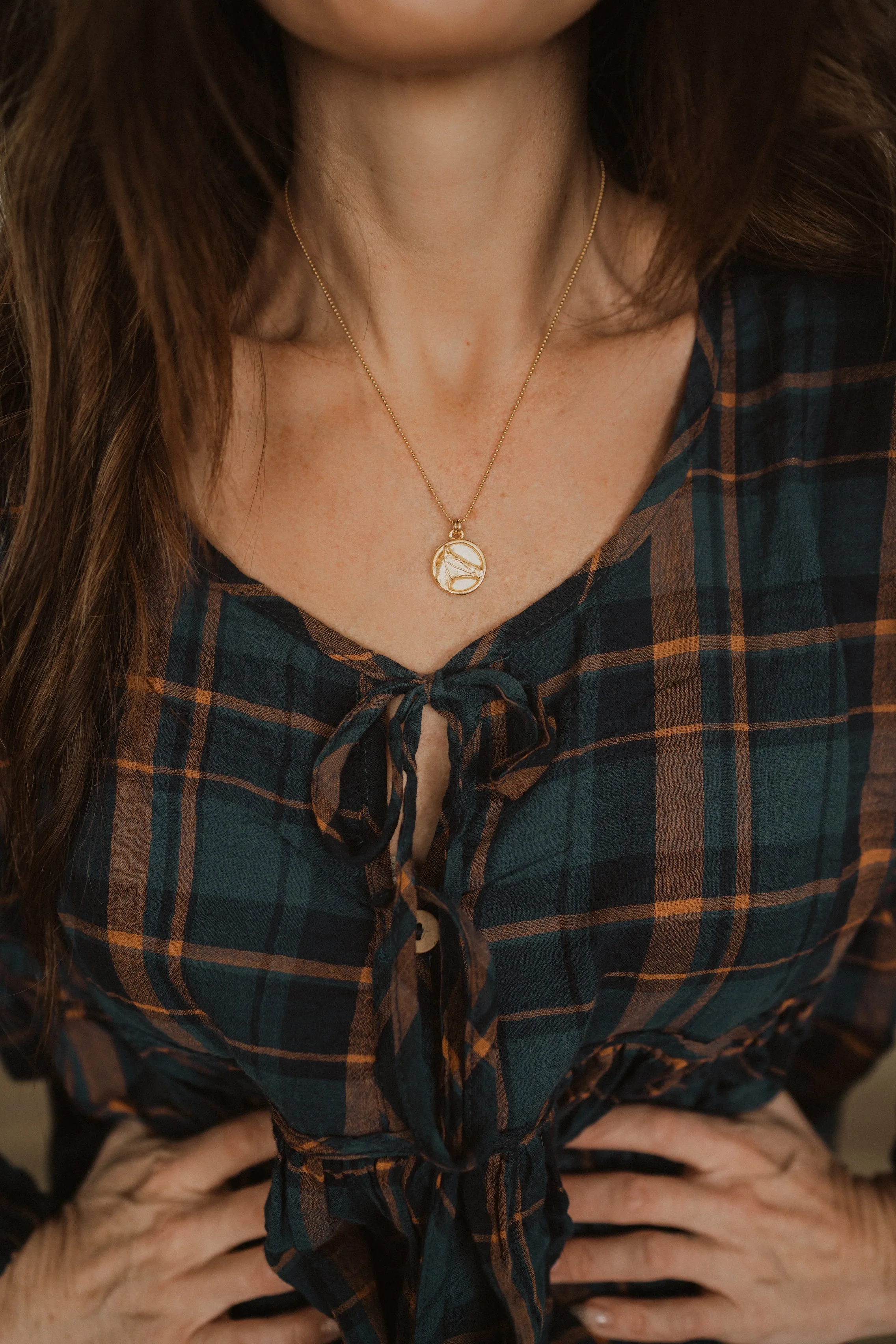 Foaling Around Necklace sold by Goldie Lew