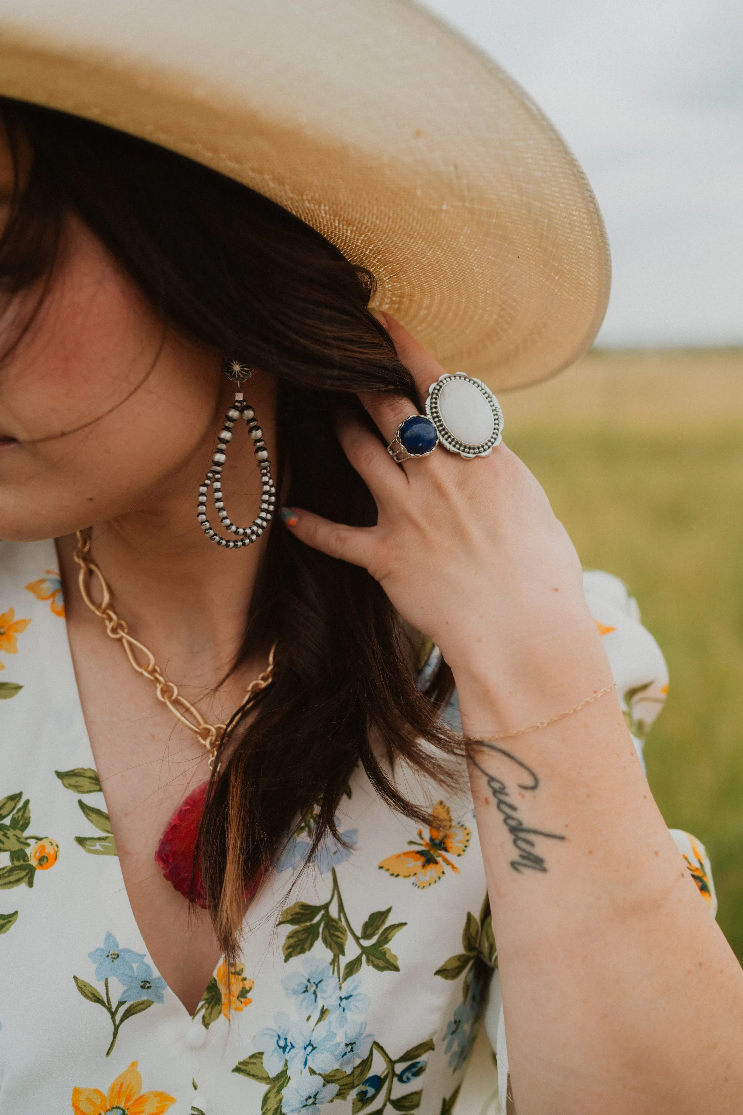 Bristol Ring | White Scolecite sold by Goldie Lew product image thumbnail 3