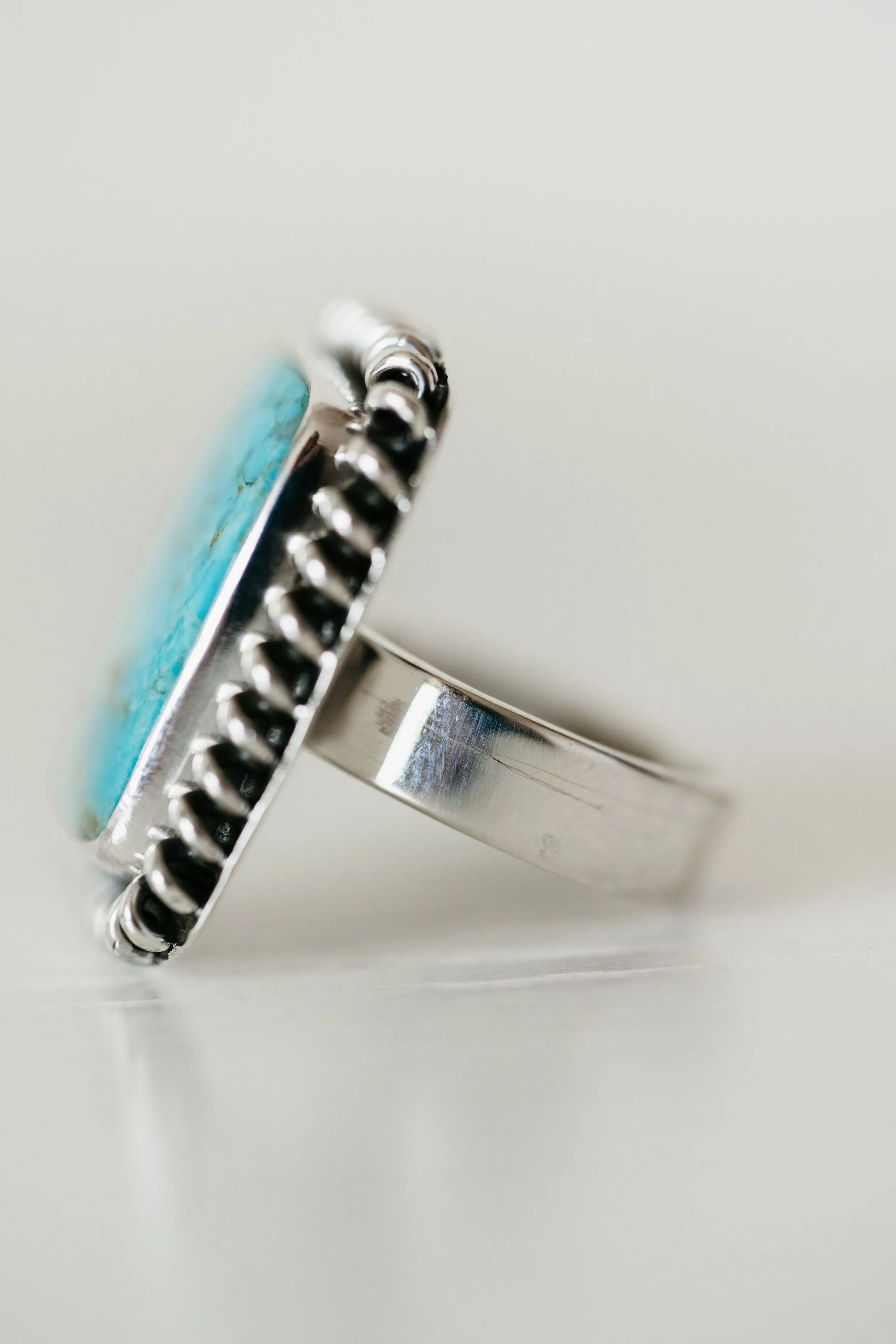 Blaze Ring | Turquoise sold by Goldie Lew product image thumbnail 4