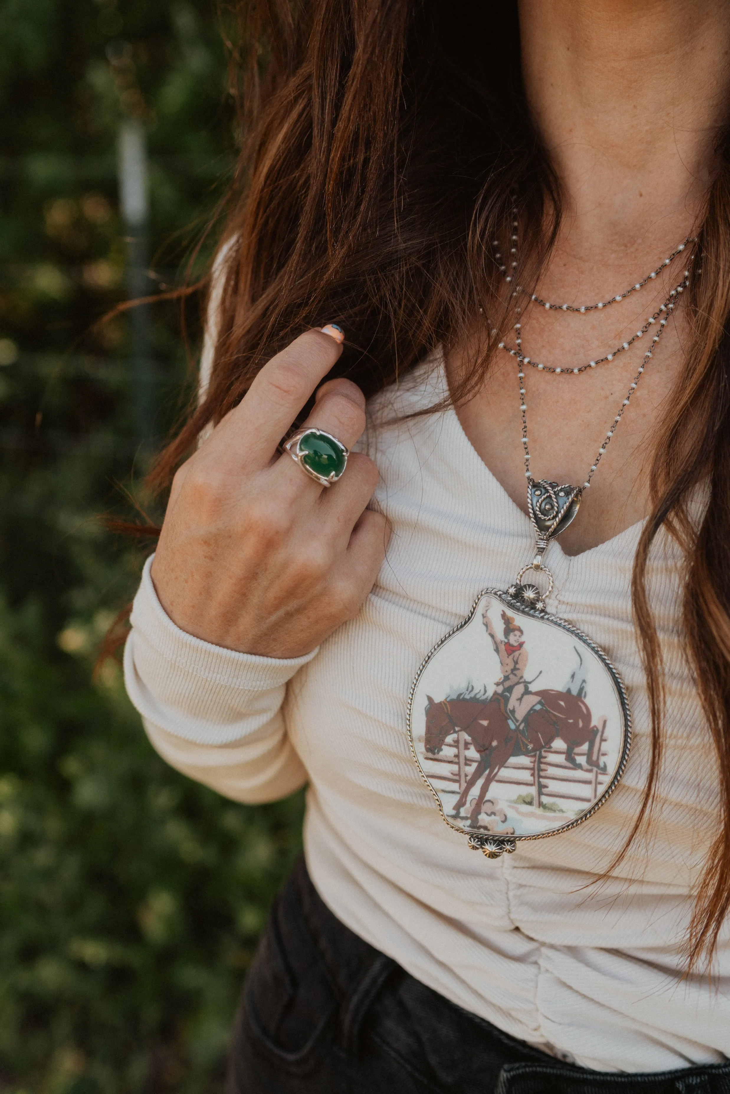 Genesis Ring | Chalcedony sold by Goldie Lew product image thumbnail 2