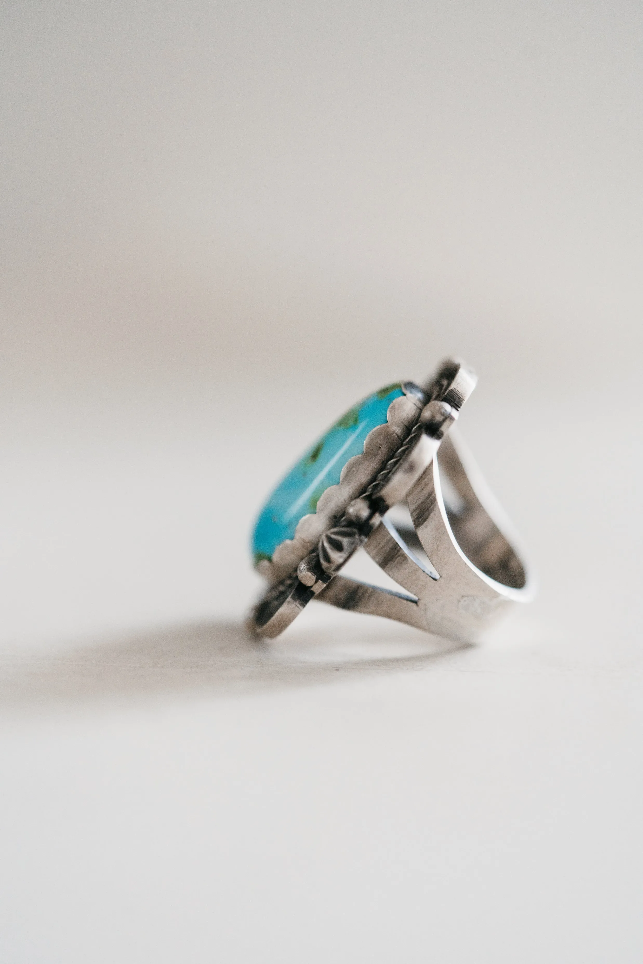 Sharon Ring | Turquoise sold by Goldie Lew product image thumbnail 3