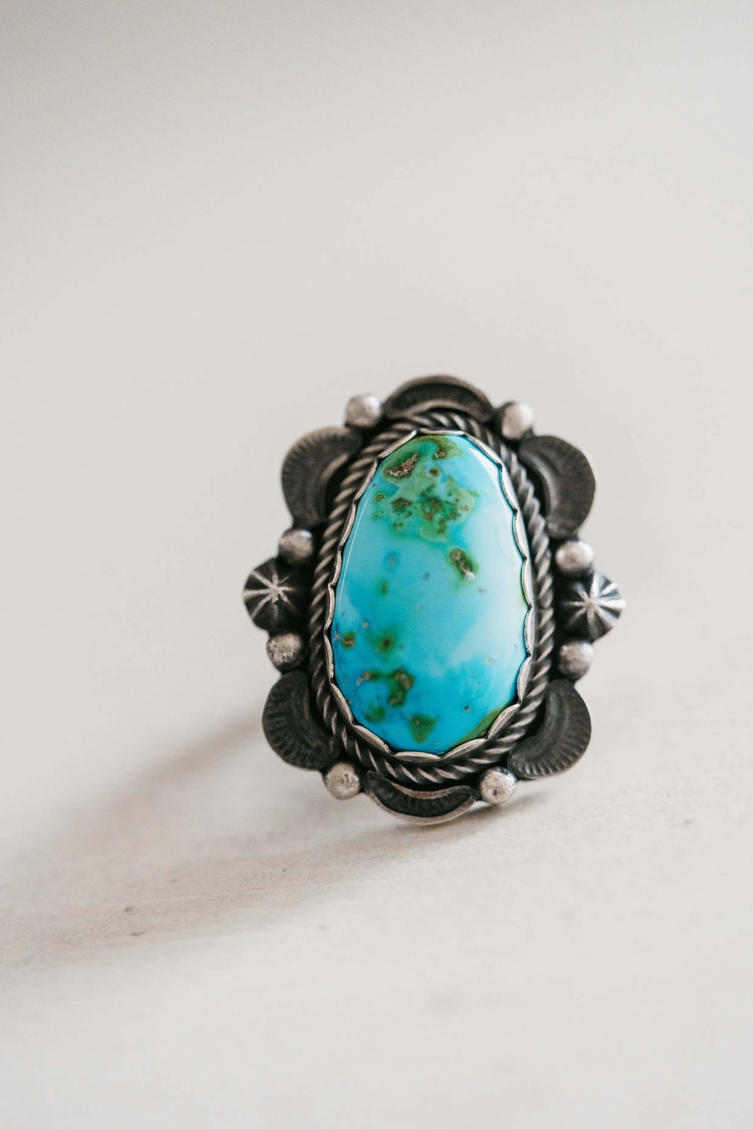 Sharon Ring | Turquoise sold by Goldie Lew