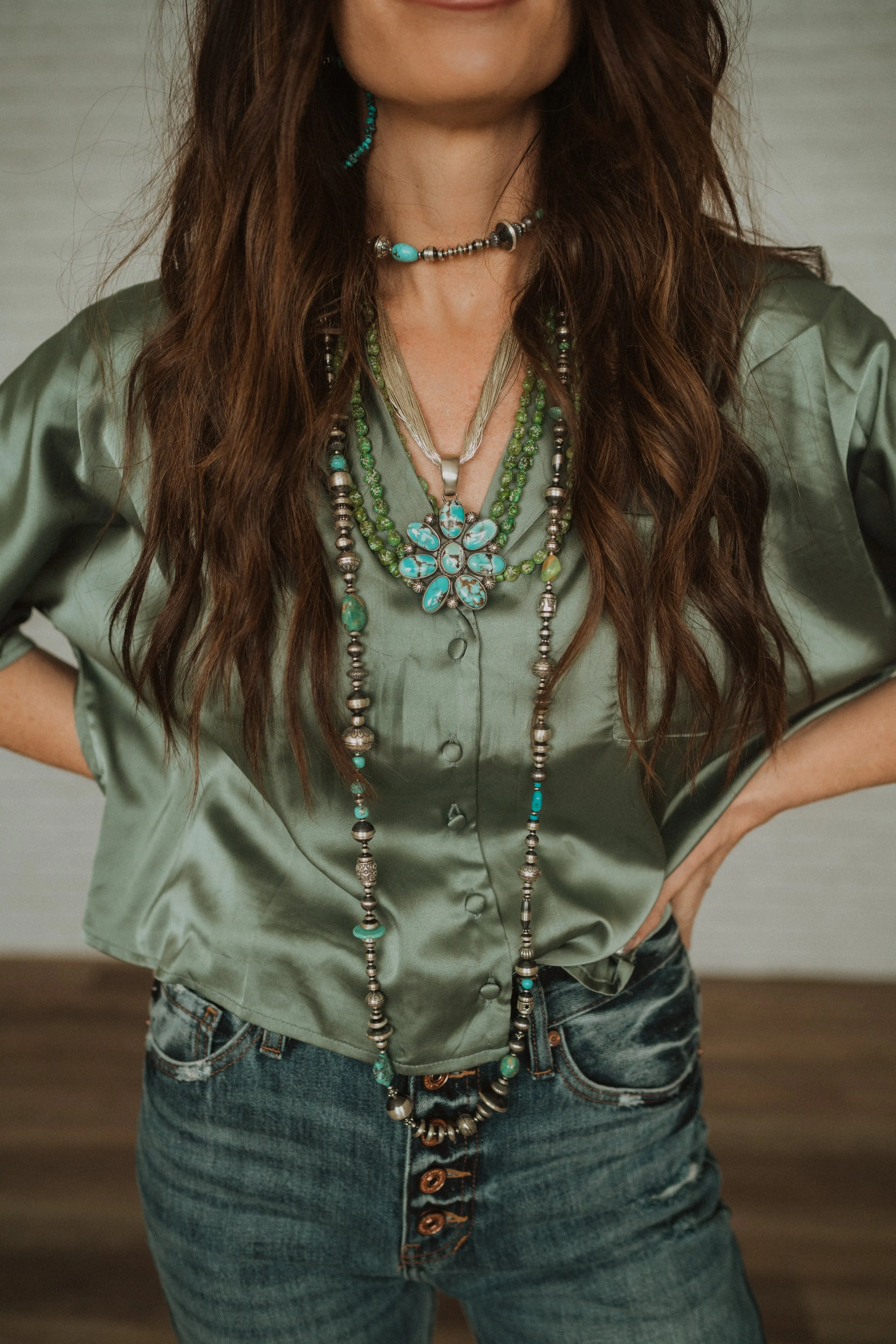 Bellflower Necklace sold by Goldie Lew product image thumbnail 4