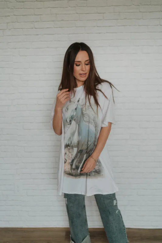 Pegasus Horse T-Shirt sold by Goldie Lew