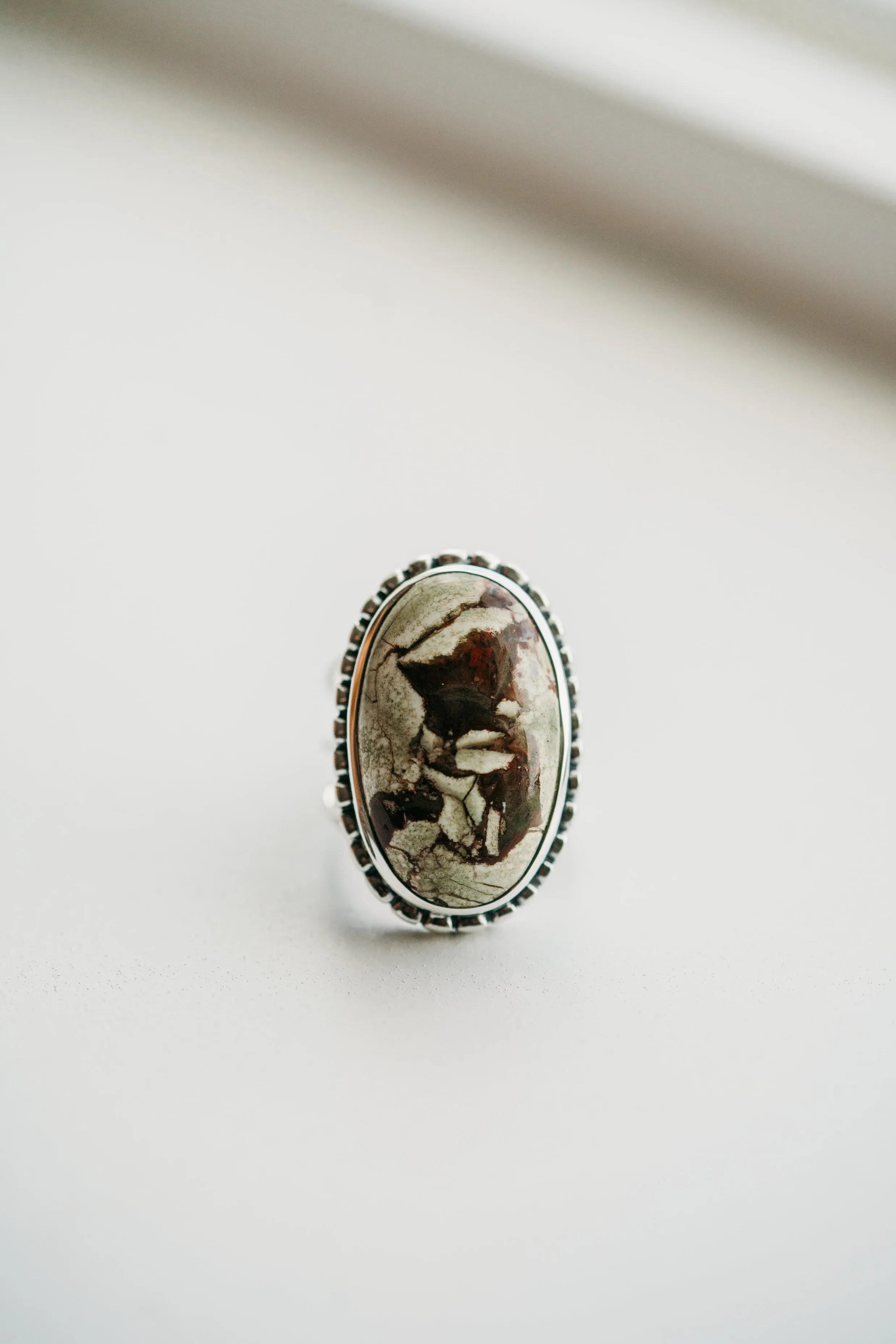 Etta Ring | Rainforest Jasper sold by Goldie Lew