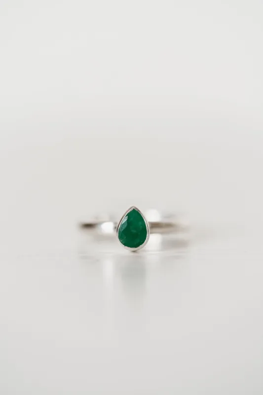 Azar Ring | Emerald sold by Goldie Lew