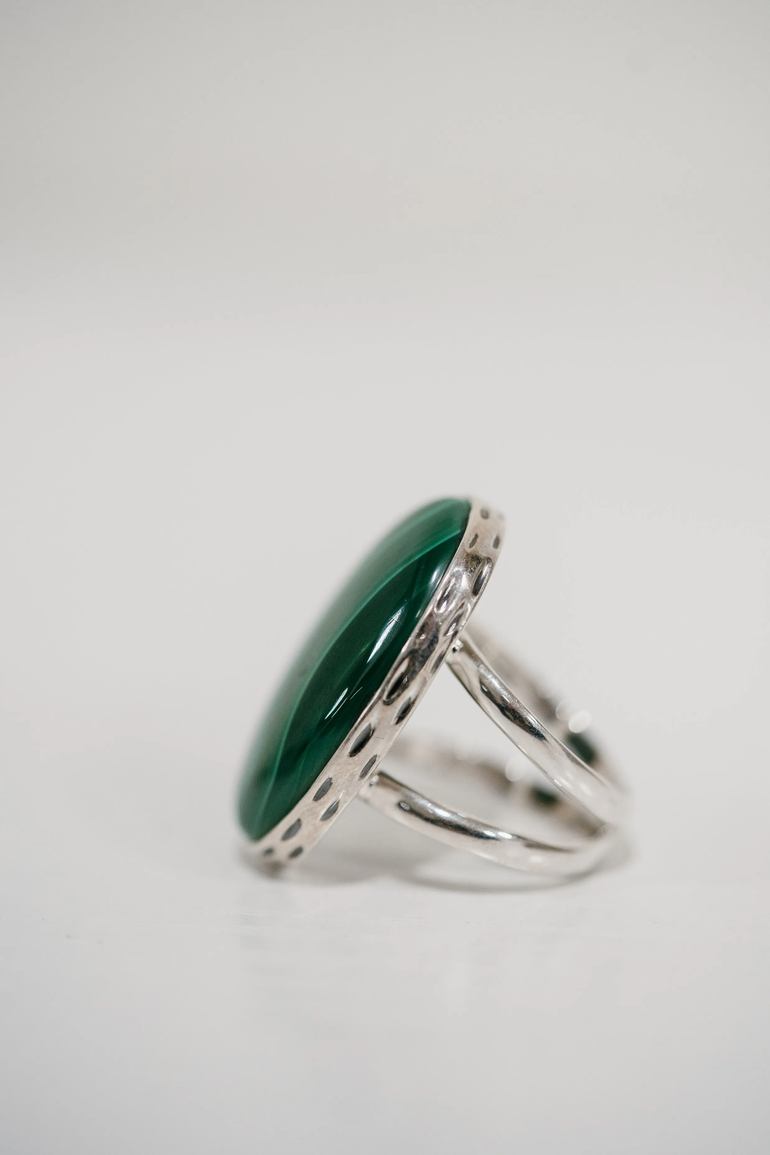 Briston Ring | Malachite sold by Goldie Lew product image thumbnail 4