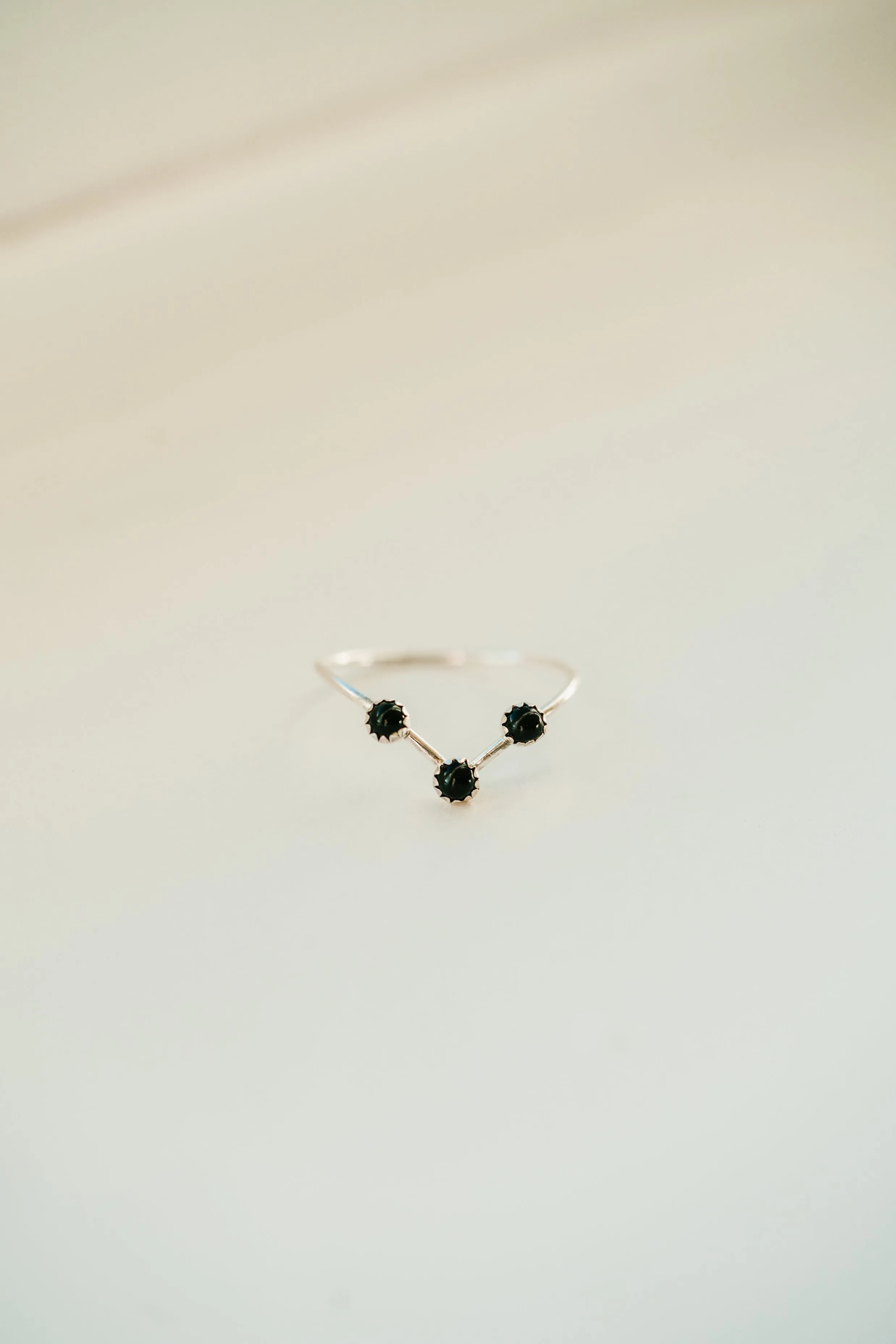Dottie Dev Ring | Black Onyx sold by Goldie Lew