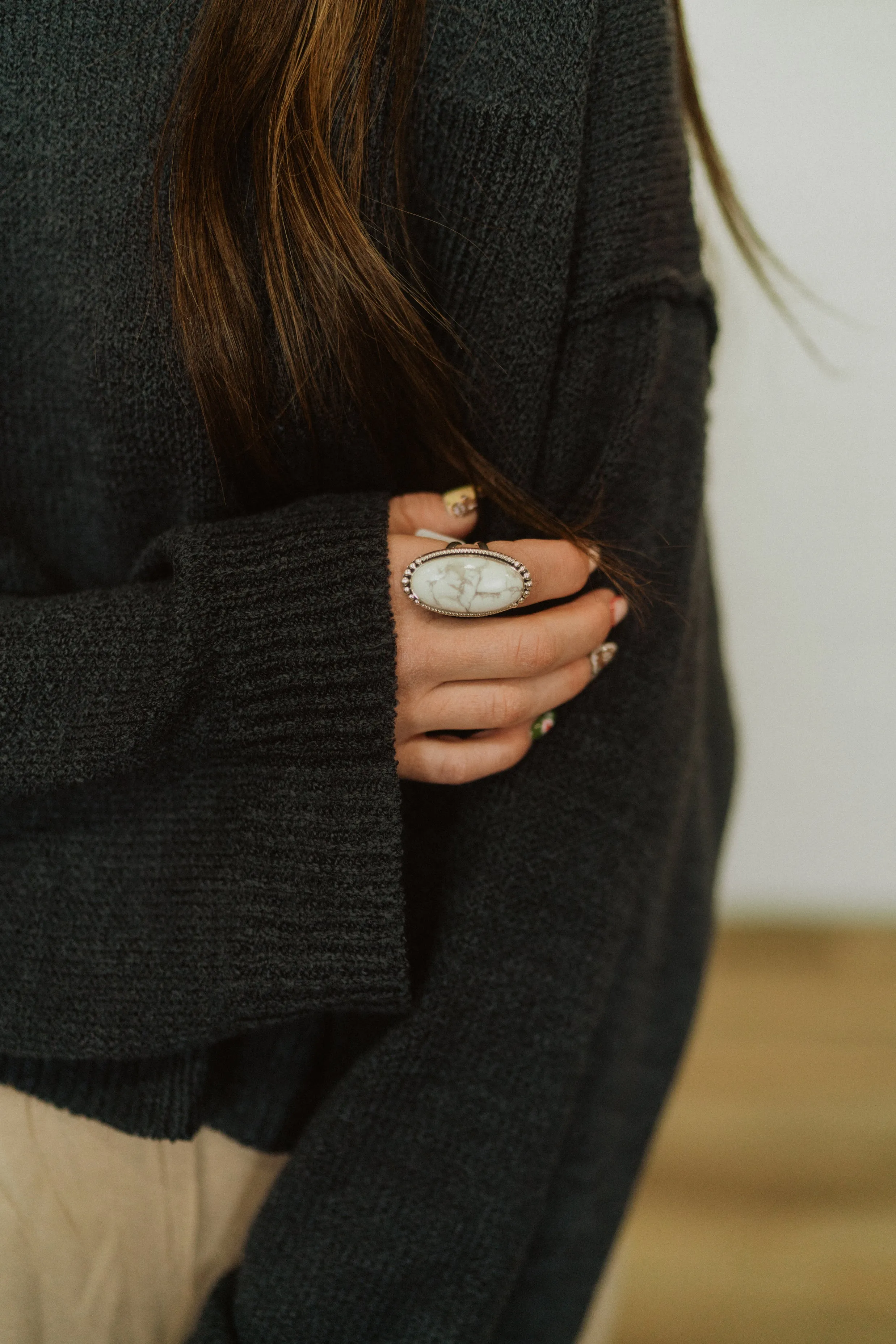Honky Tonk Ring | Howlite sold by Goldie Lew product image thumbnail 3