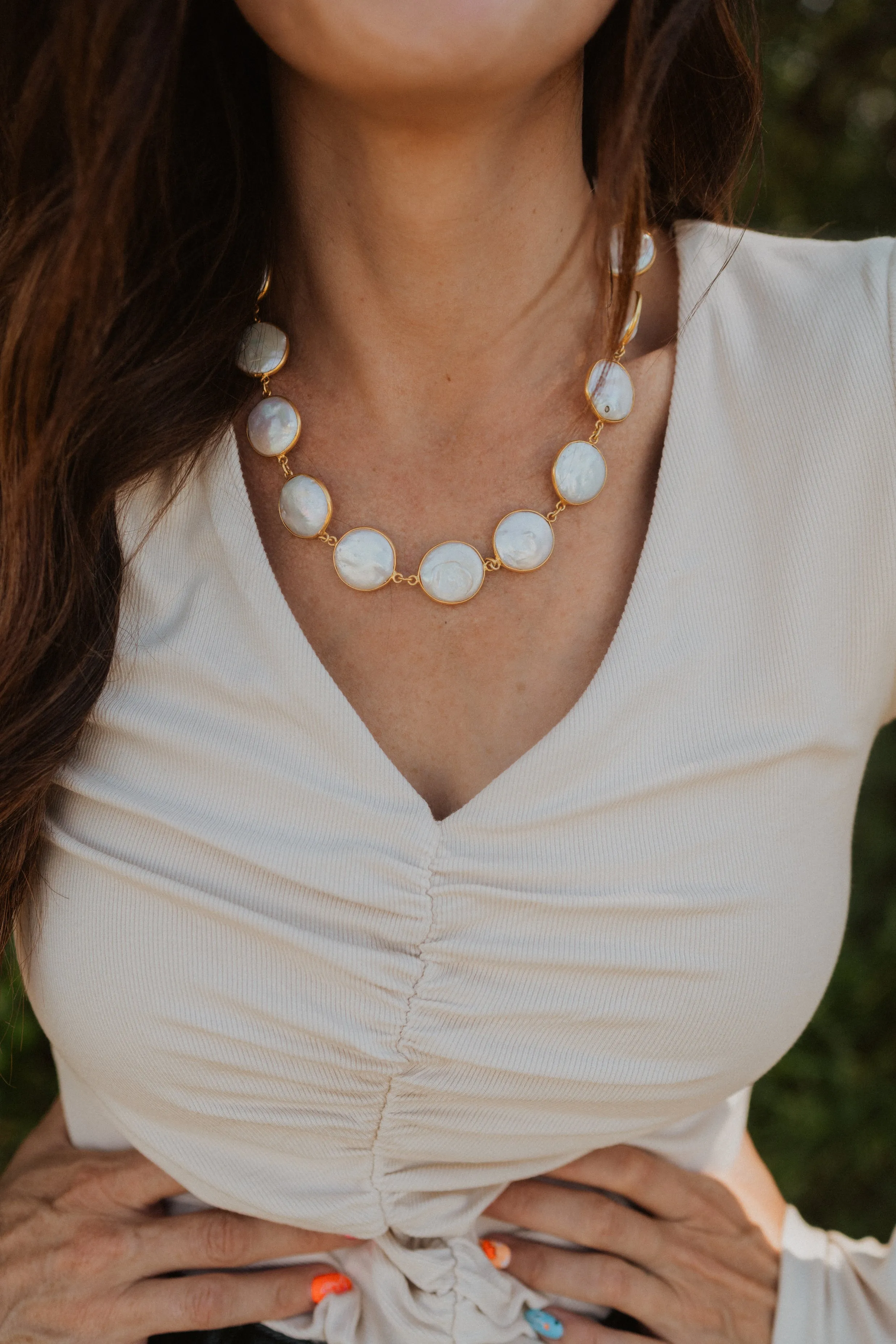 Jan Necklace | Gold sold by Goldie Lew