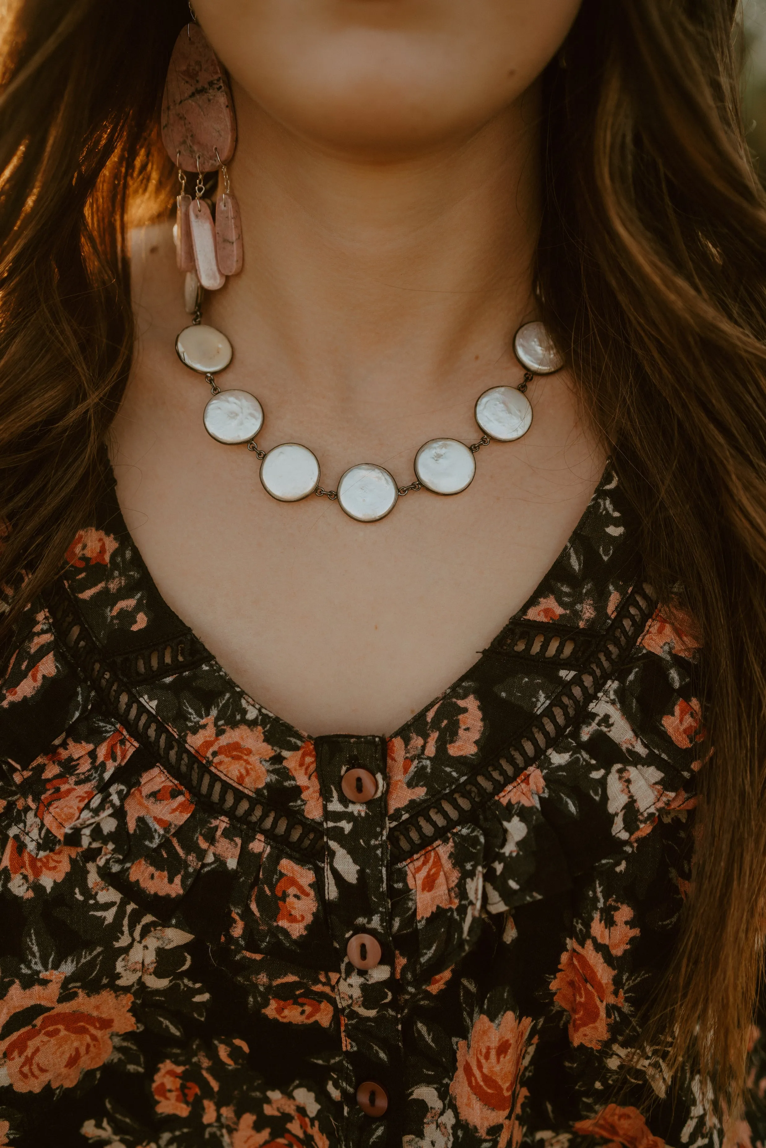 Jan Necklace | Fresh Water Pearl sold by Goldie Lew product image thumbnail 3