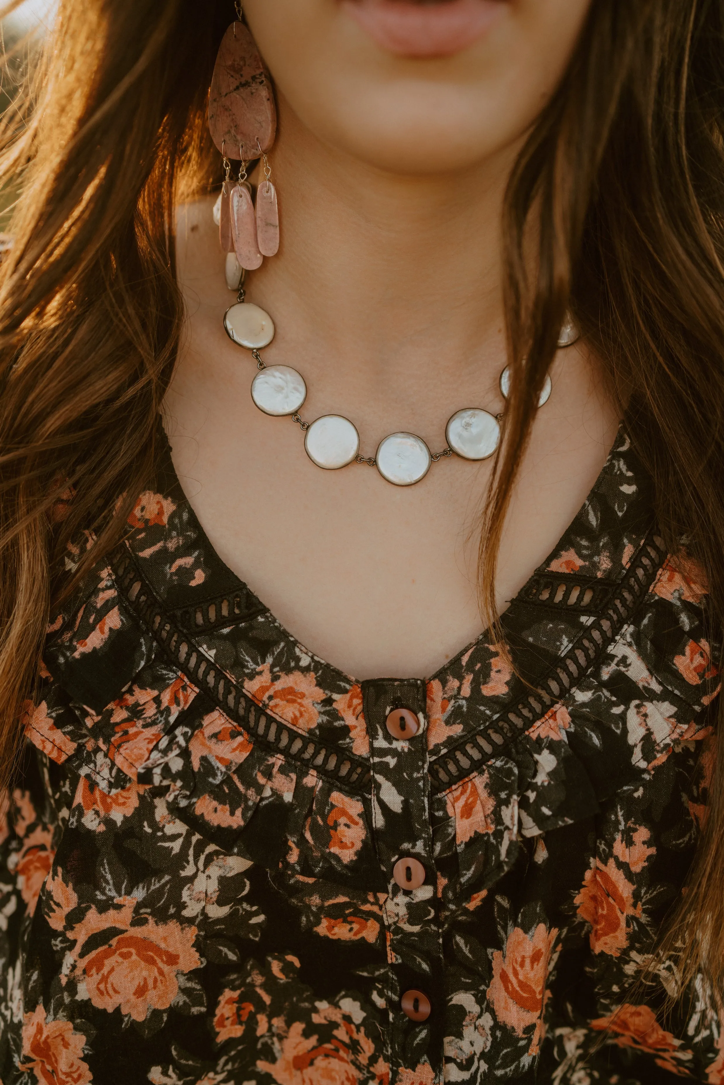 Jan Necklace | Fresh Water Pearl sold by Goldie Lew product image thumbnail 2