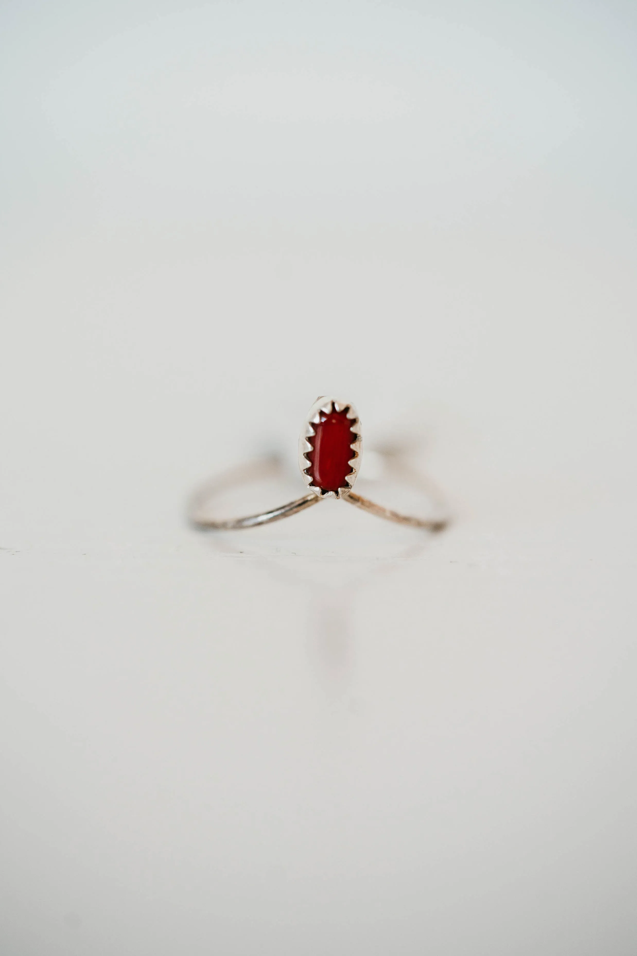 Rosie Point Ring | Coral - FINAL SALE sold by Goldie Lew product image thumbnail 2