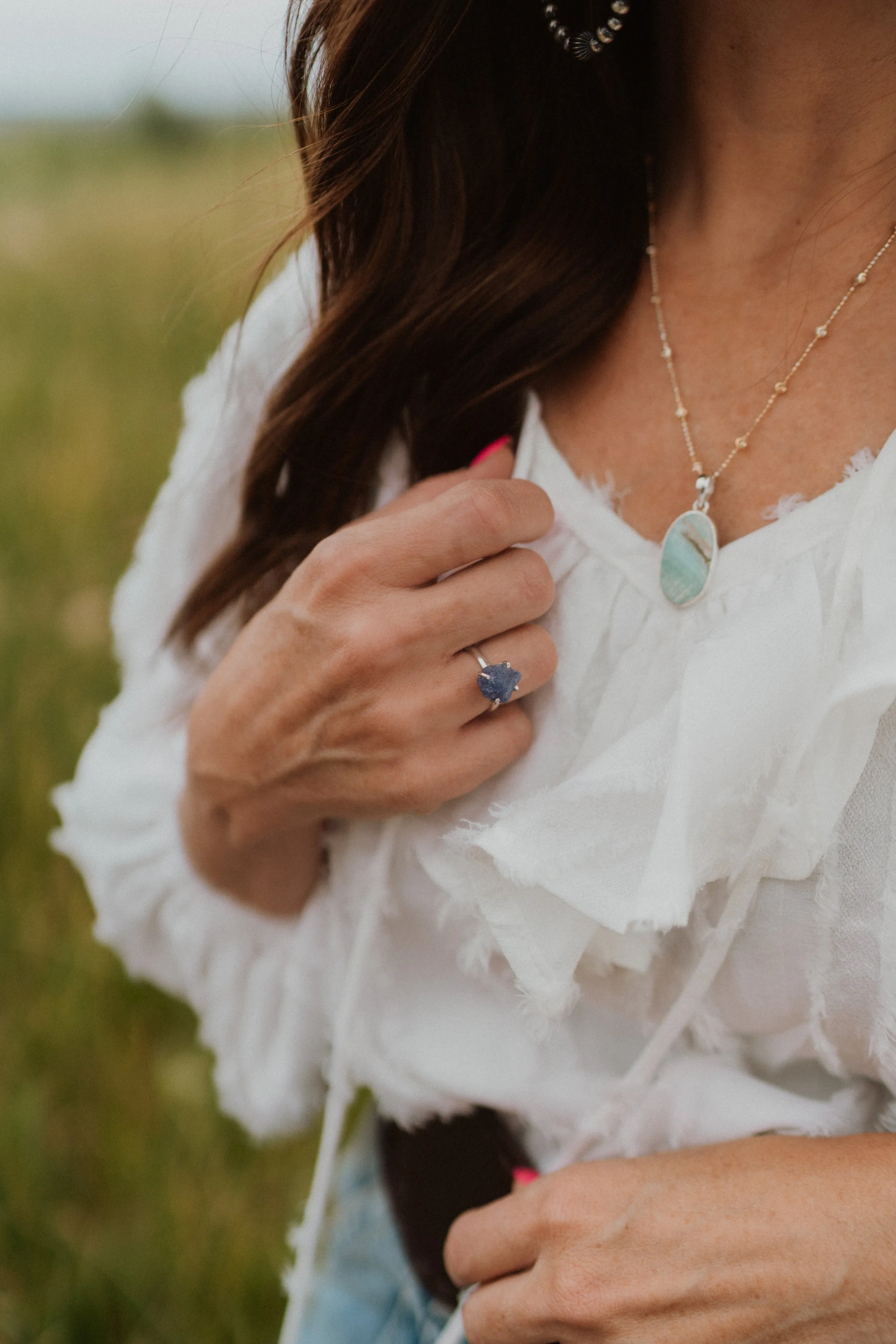 Eleanor Ring | Tanzenite sold by Goldie Lew