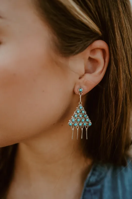 Kati Triangle Earrings sold by Goldie Lew