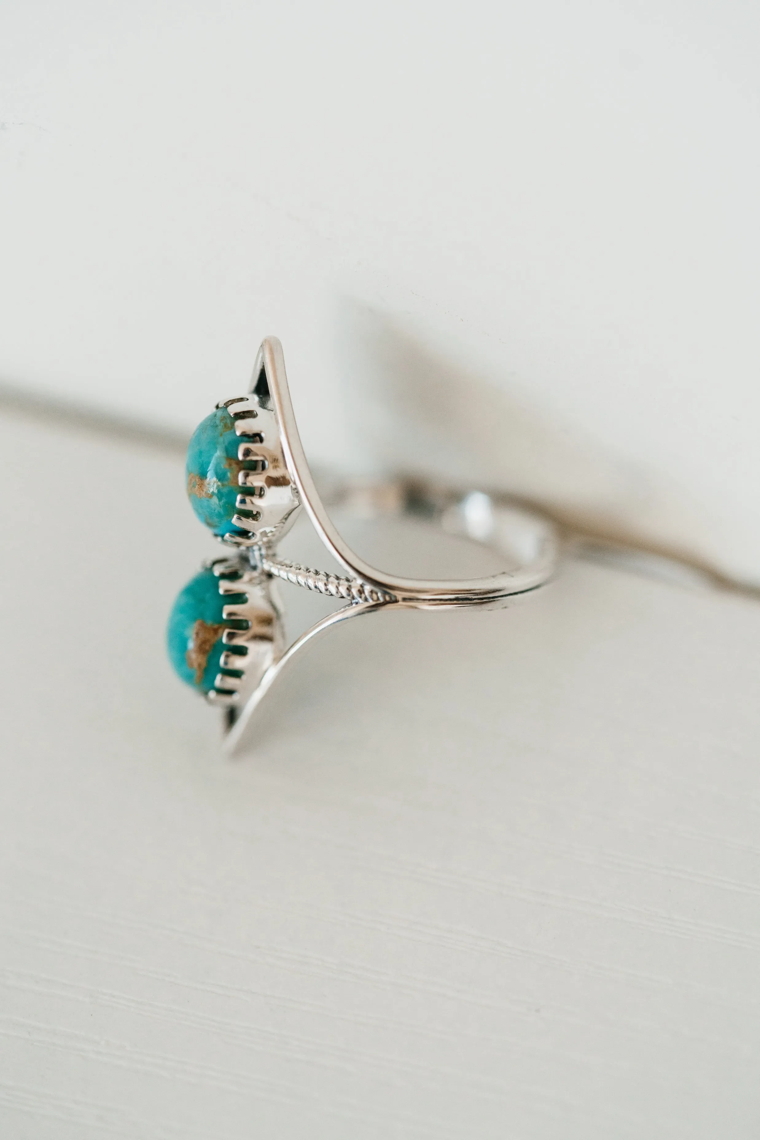 Zaria Ring | Turquoise sold by Goldie Lew product image thumbnail 4