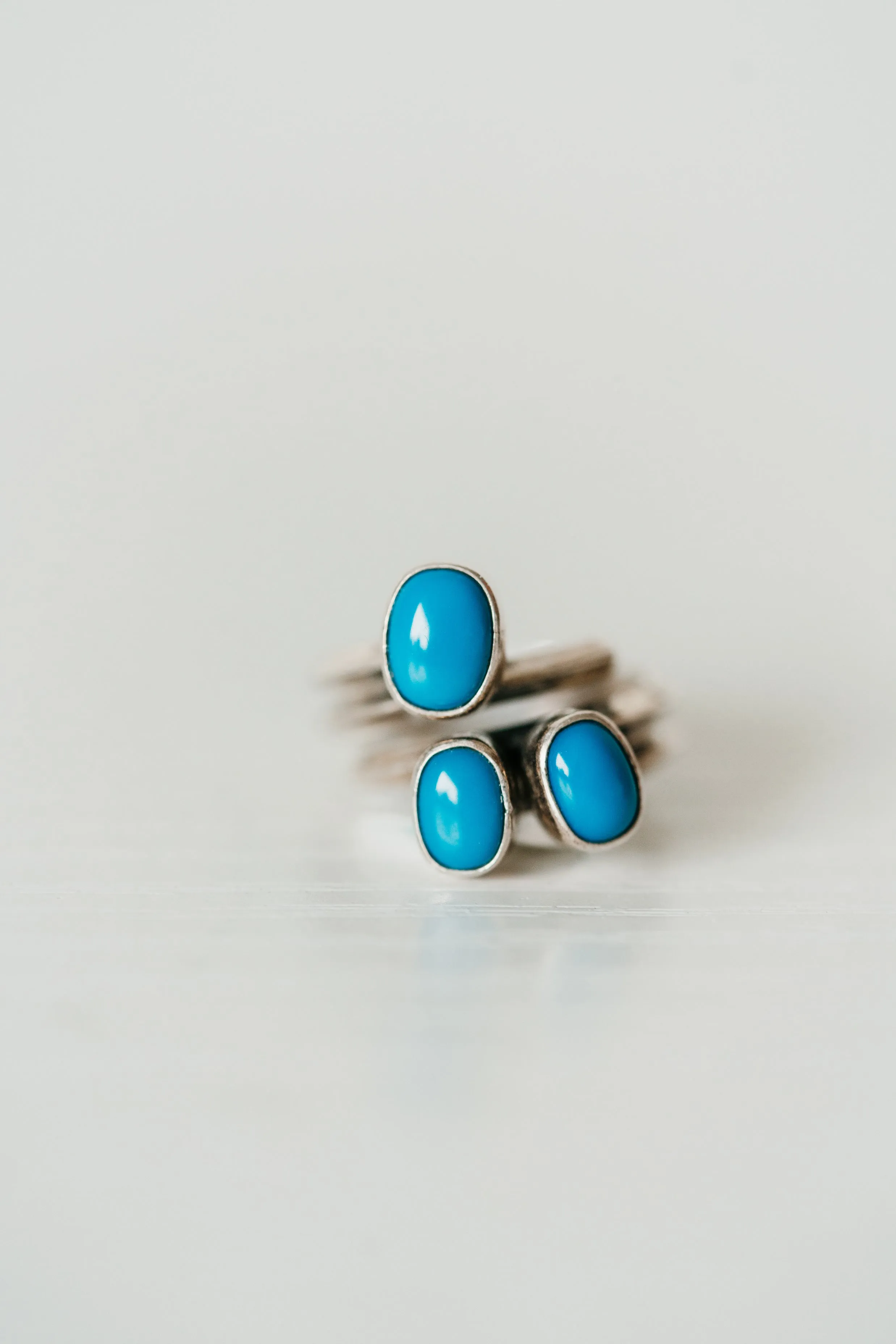 James Ring | Turquoise | 3 Stone sold by Goldie Lew