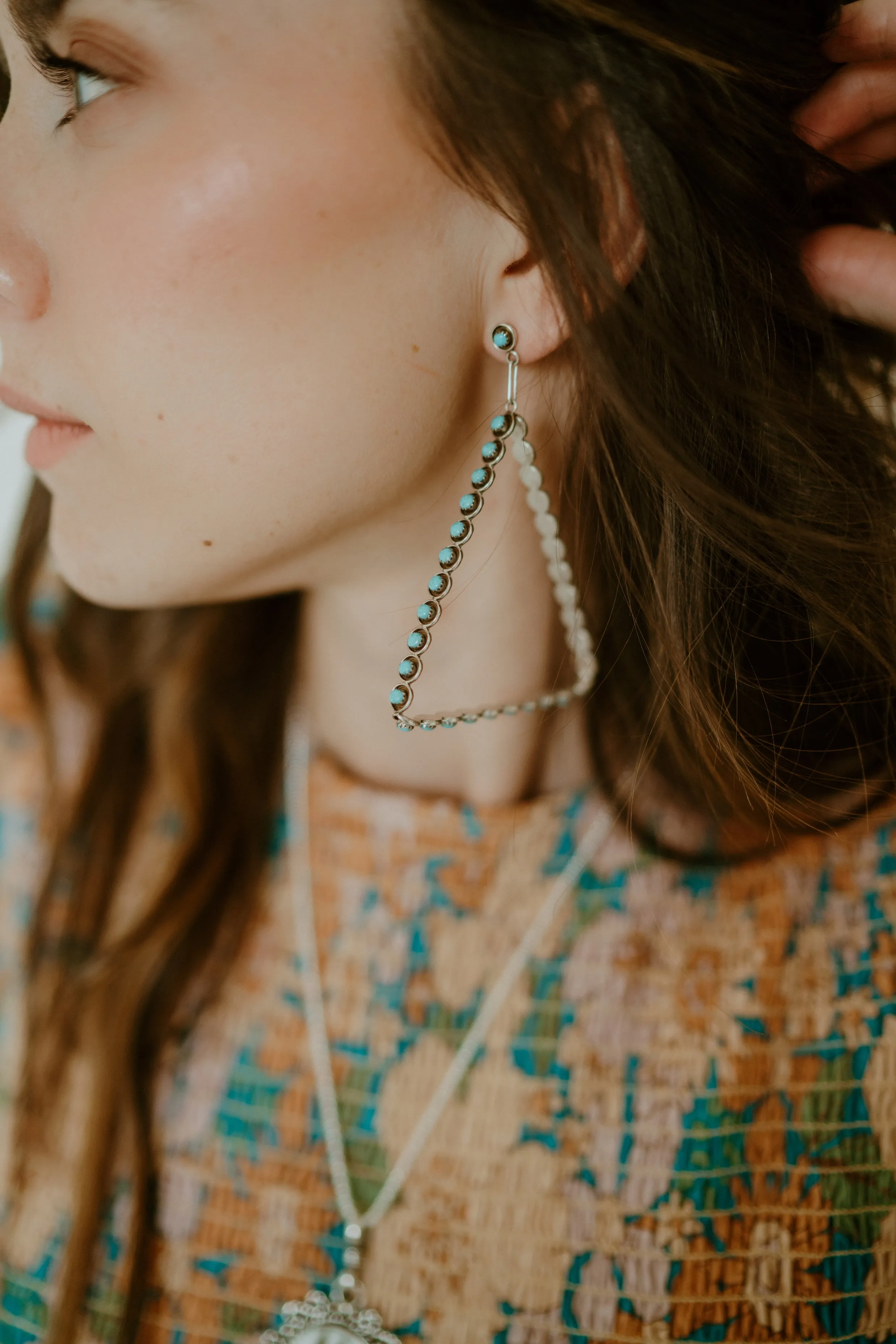 Betsy Earrings | Triangle sold by Goldie Lew product image thumbnail 2
