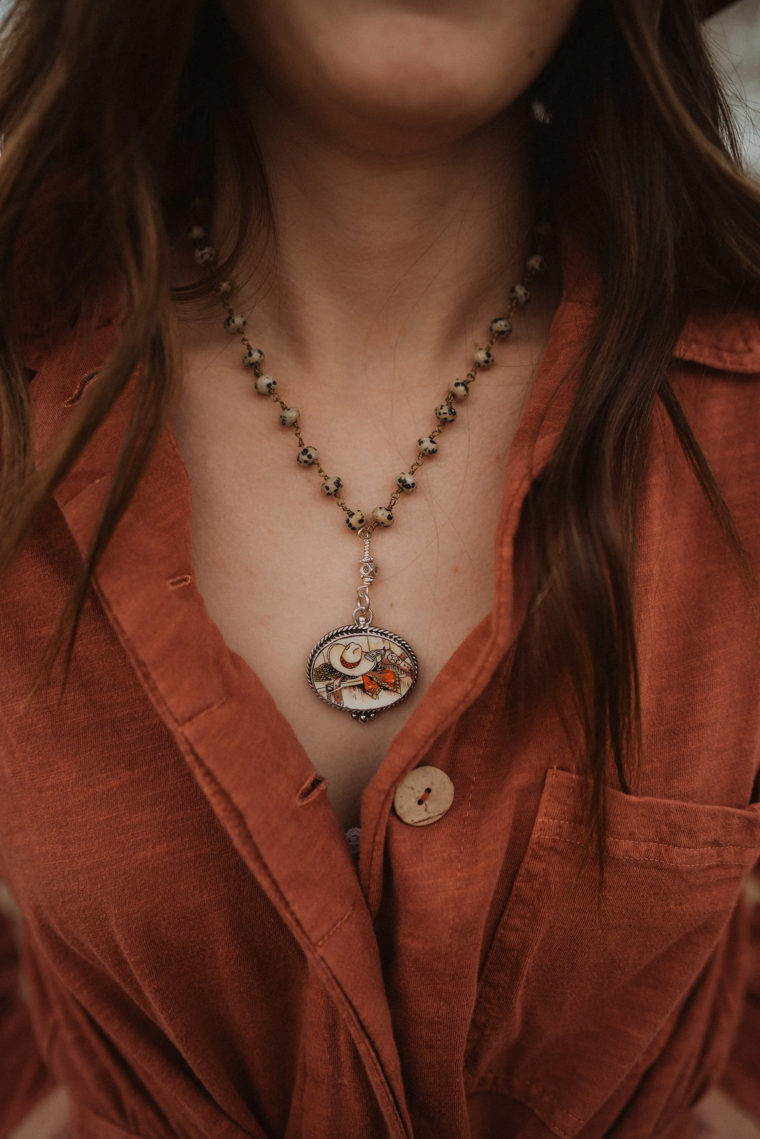 Cowboy Attire | Olive Chain sold by Goldie Lew product image thumbnail 3