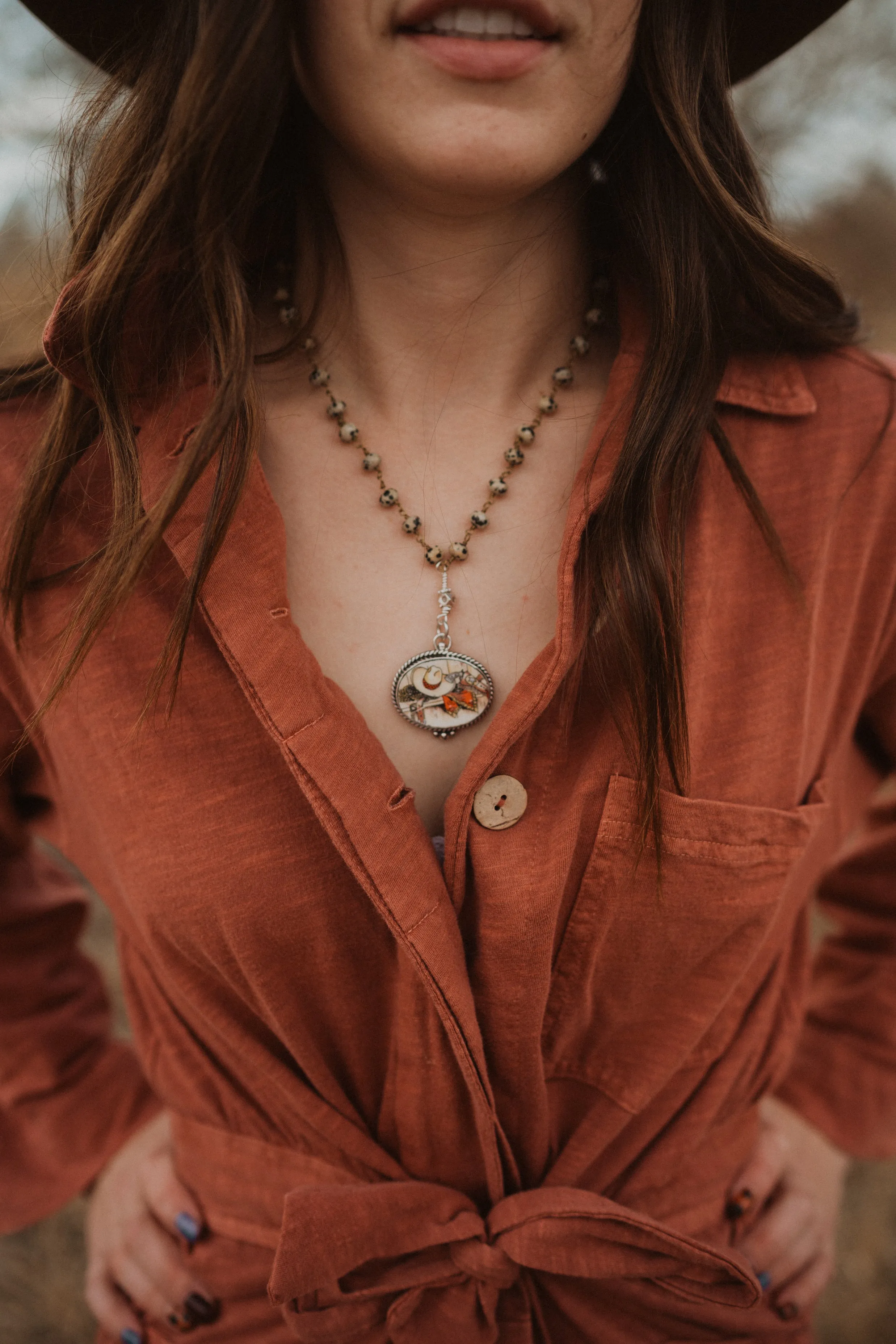Cowboy Attire | Olive Chain sold by Goldie Lew product image thumbnail 2