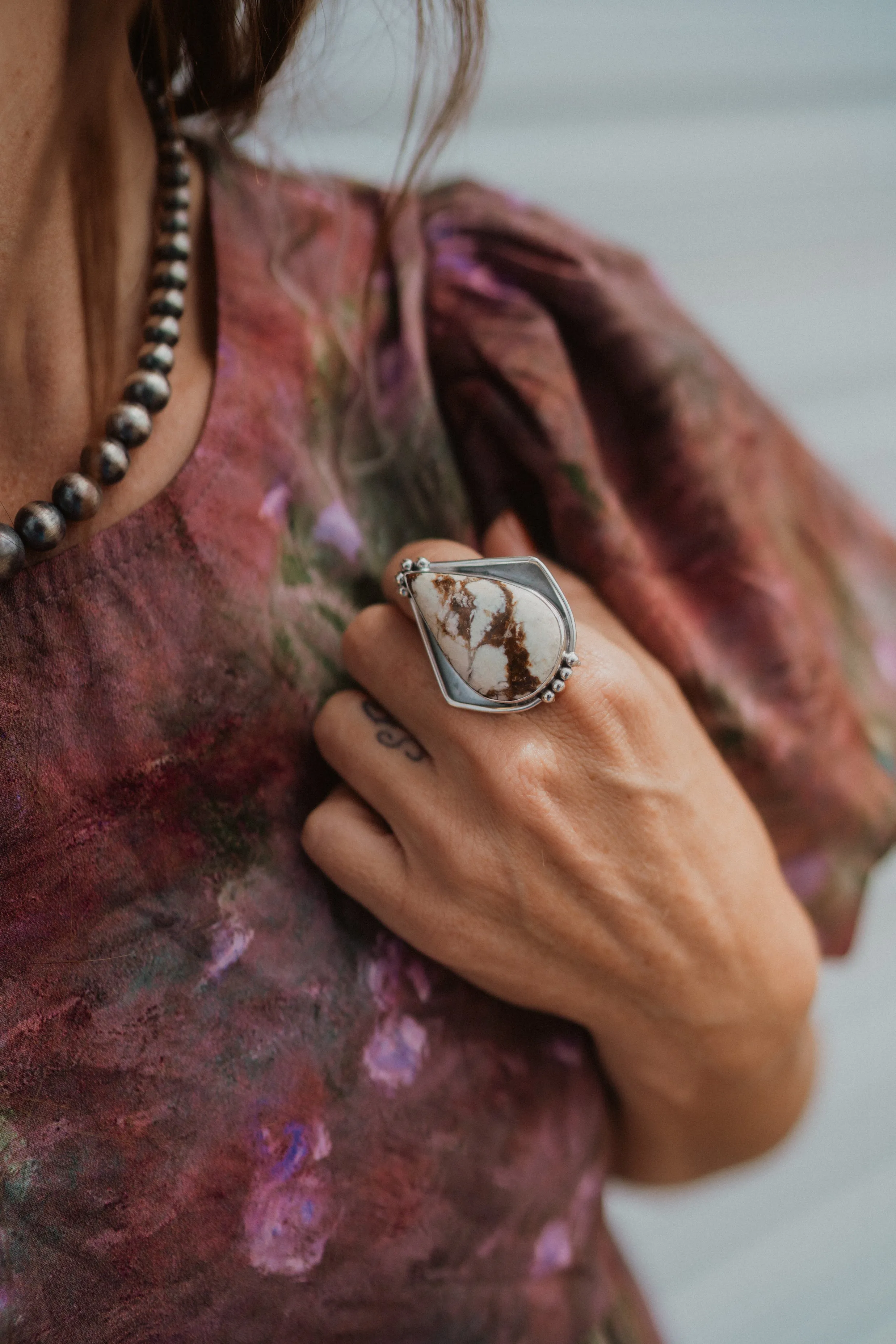 Jenni Kait Ring | Magnesite sold by Goldie Lew product image thumbnail 3