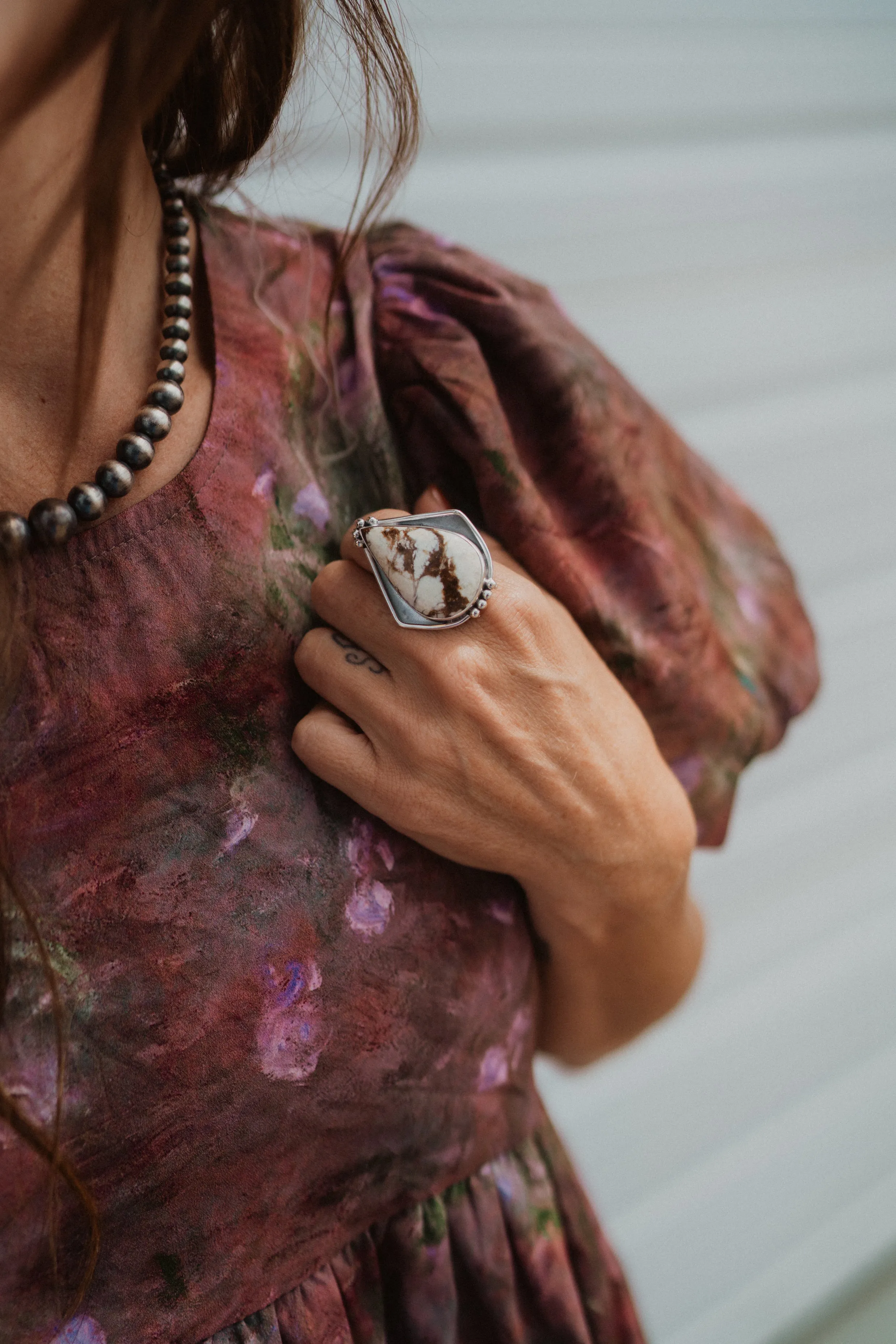 Jenni Kait Ring | Magnesite sold by Goldie Lew product image thumbnail 2