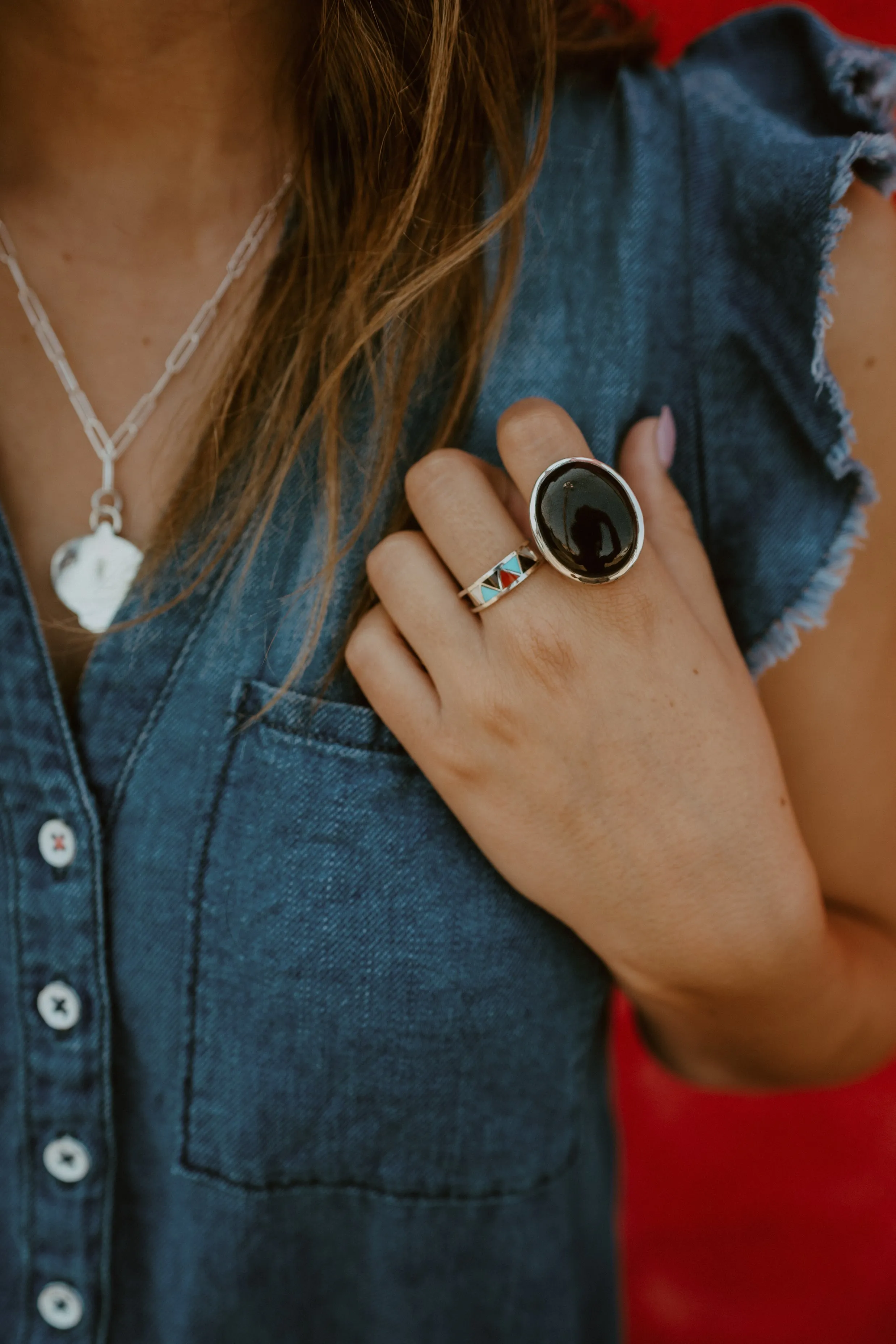 Lucky Ring | Colorful - FINAL SALE sold by Goldie Lew product image thumbnail 3