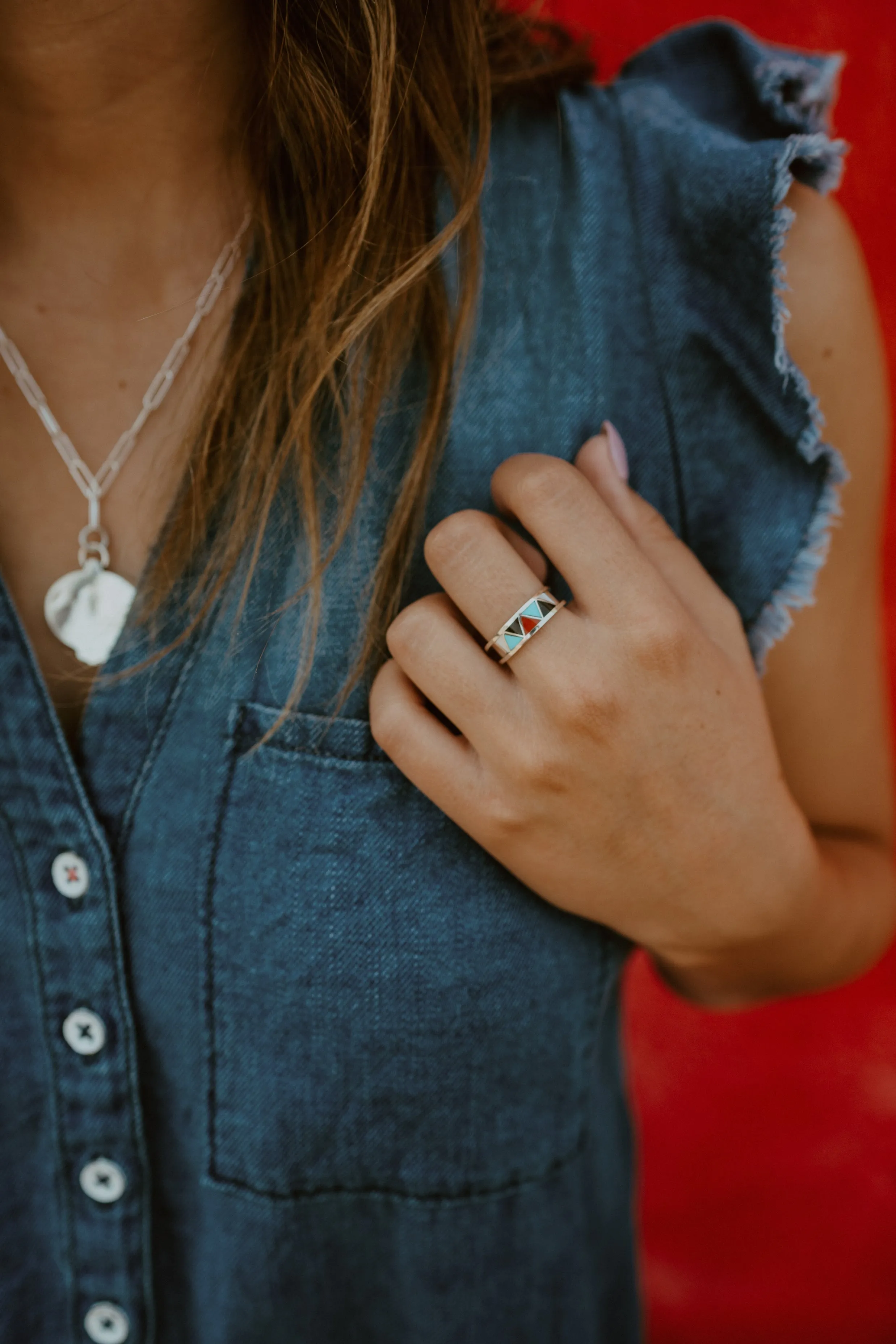 Lucky Ring | Colorful - FINAL SALE sold by Goldie Lew product image thumbnail 4