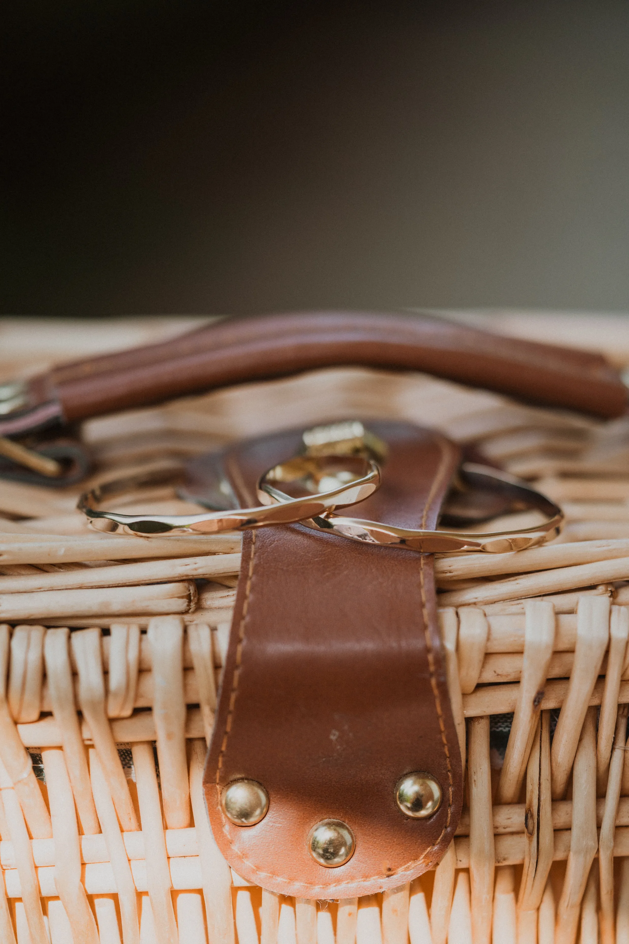 Hammered Cuff | Gold Filled sold by Goldie Lew product image thumbnail 3