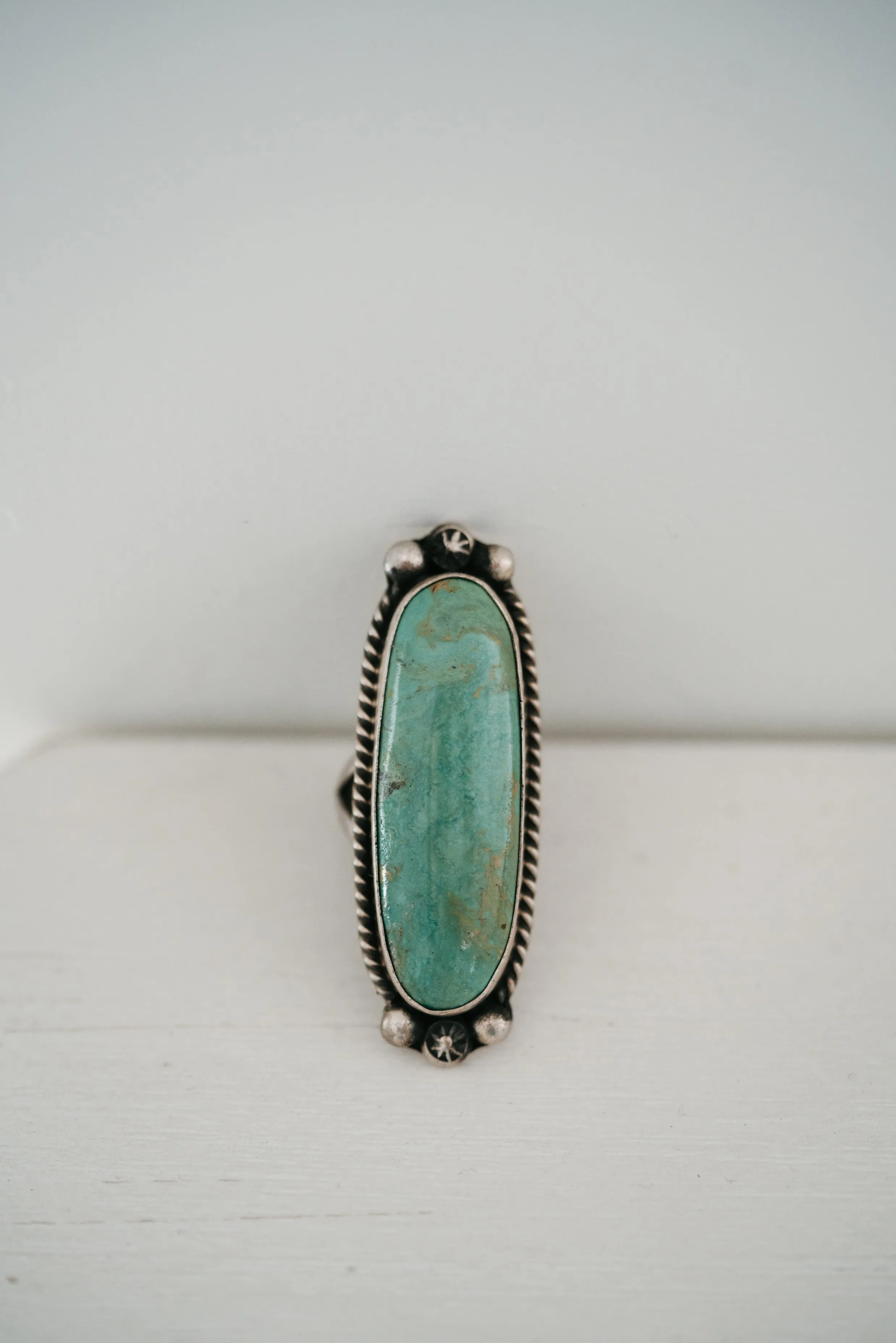 Ramones Ring | Green Turquoise sold by Goldie Lew