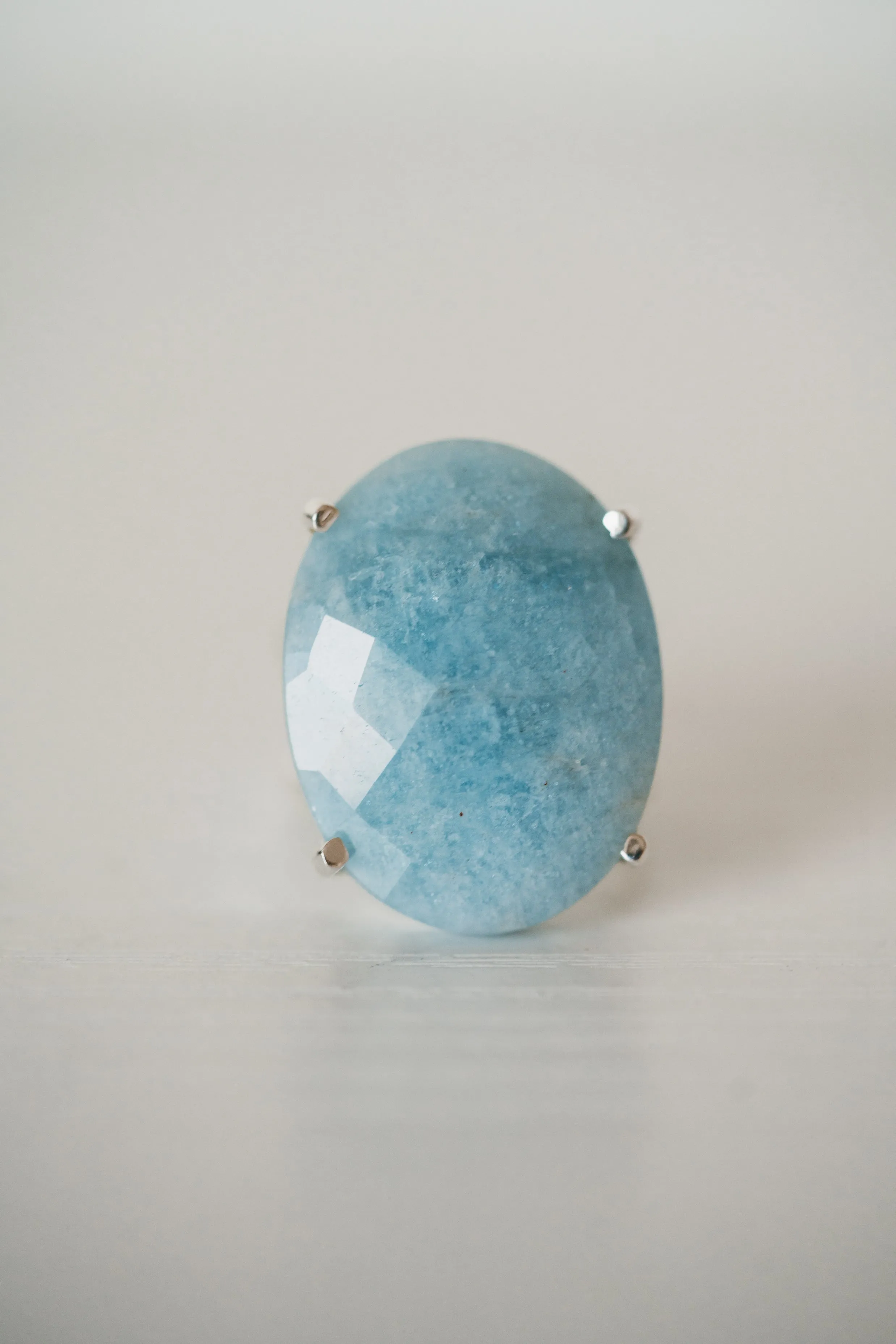 Brendan Ring | Aquamarine sold by Goldie Lew