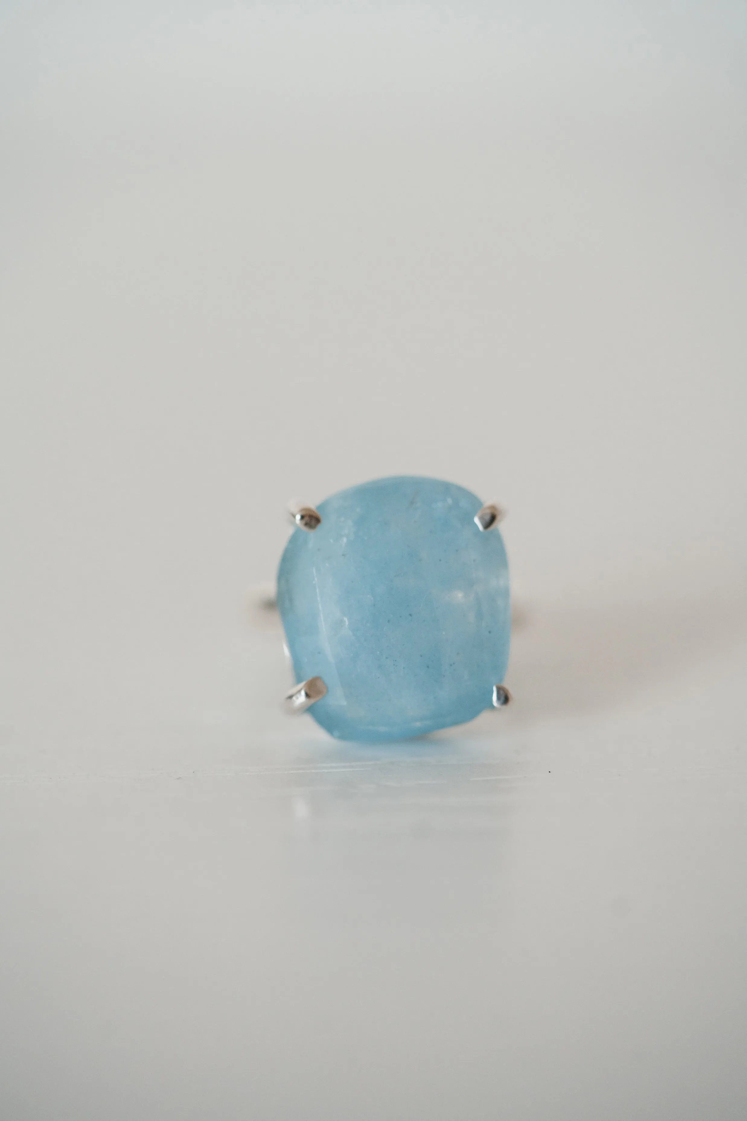 Brendan Ring | Aquamarine sold by Goldie Lew product image thumbnail 5