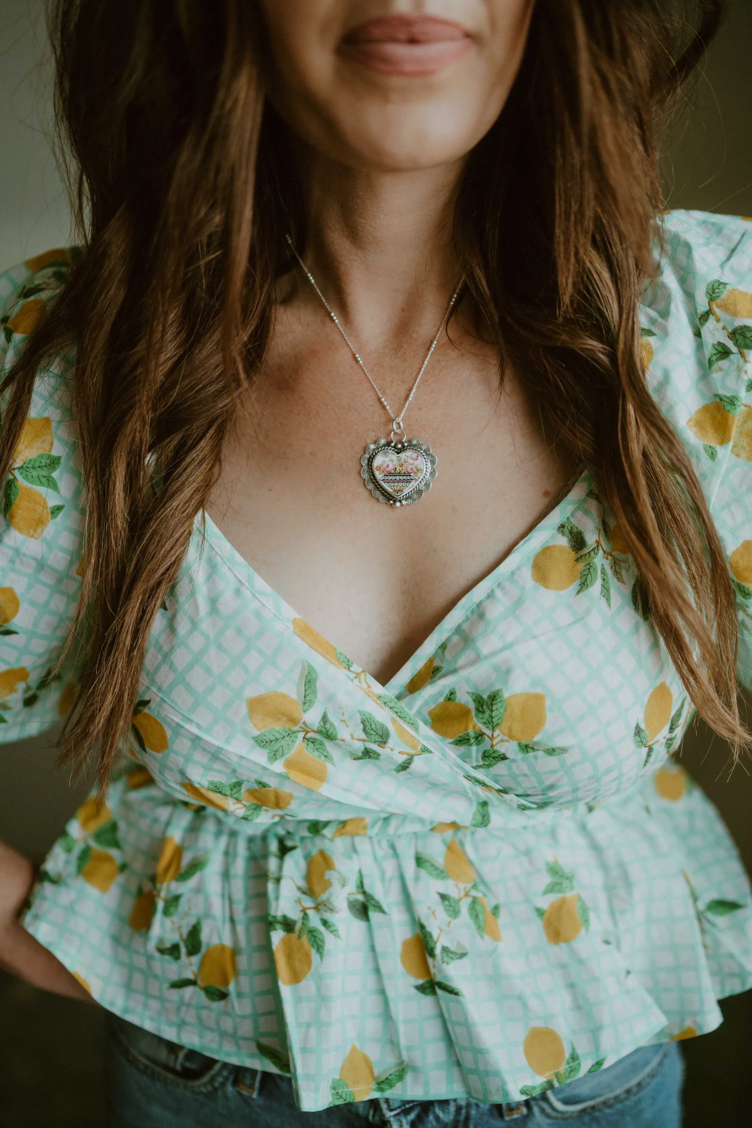 Floral Bouquet Necklace #2 sold by Goldie Lew