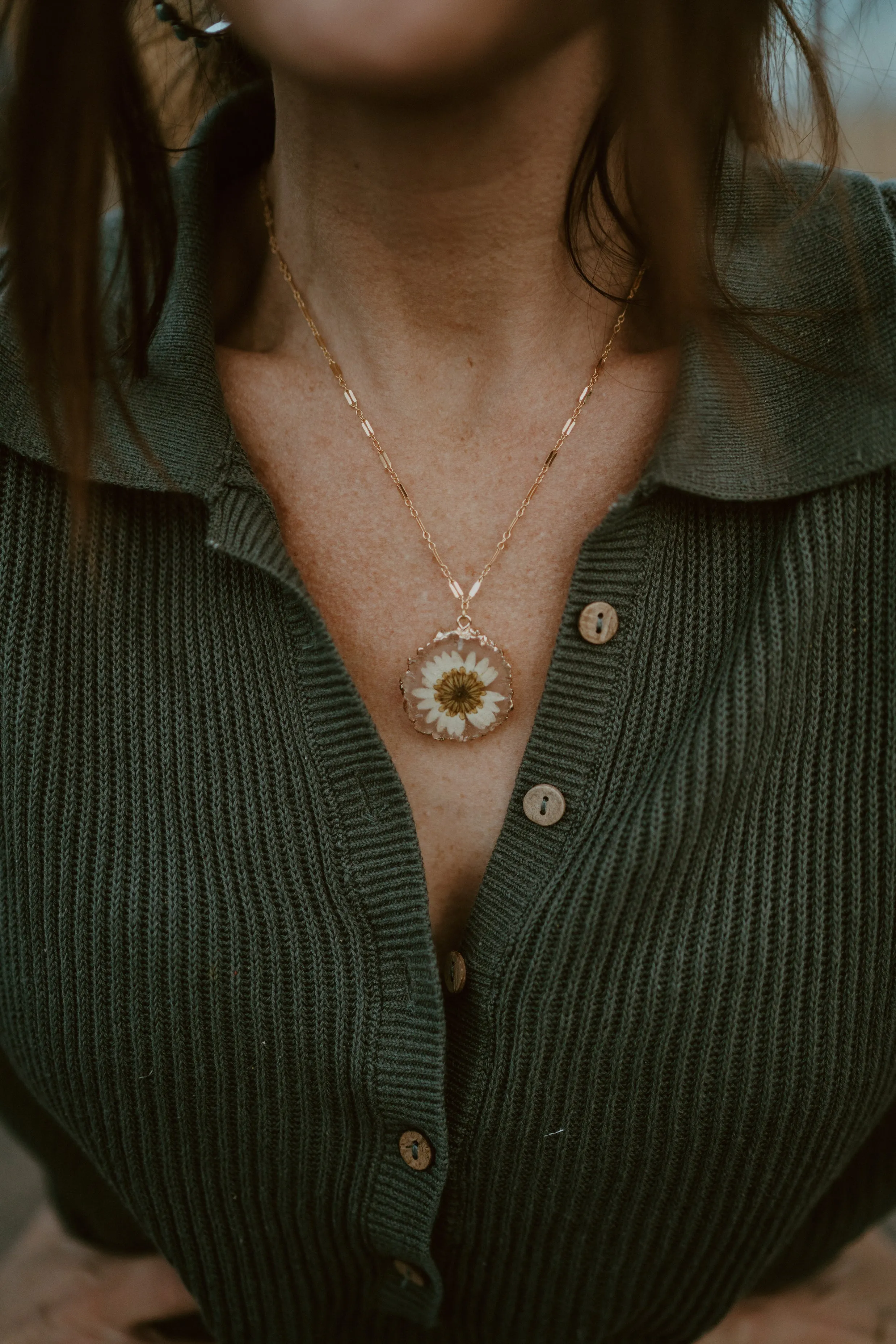 Daisy Necklace sold by Goldie Lew product image thumbnail 2