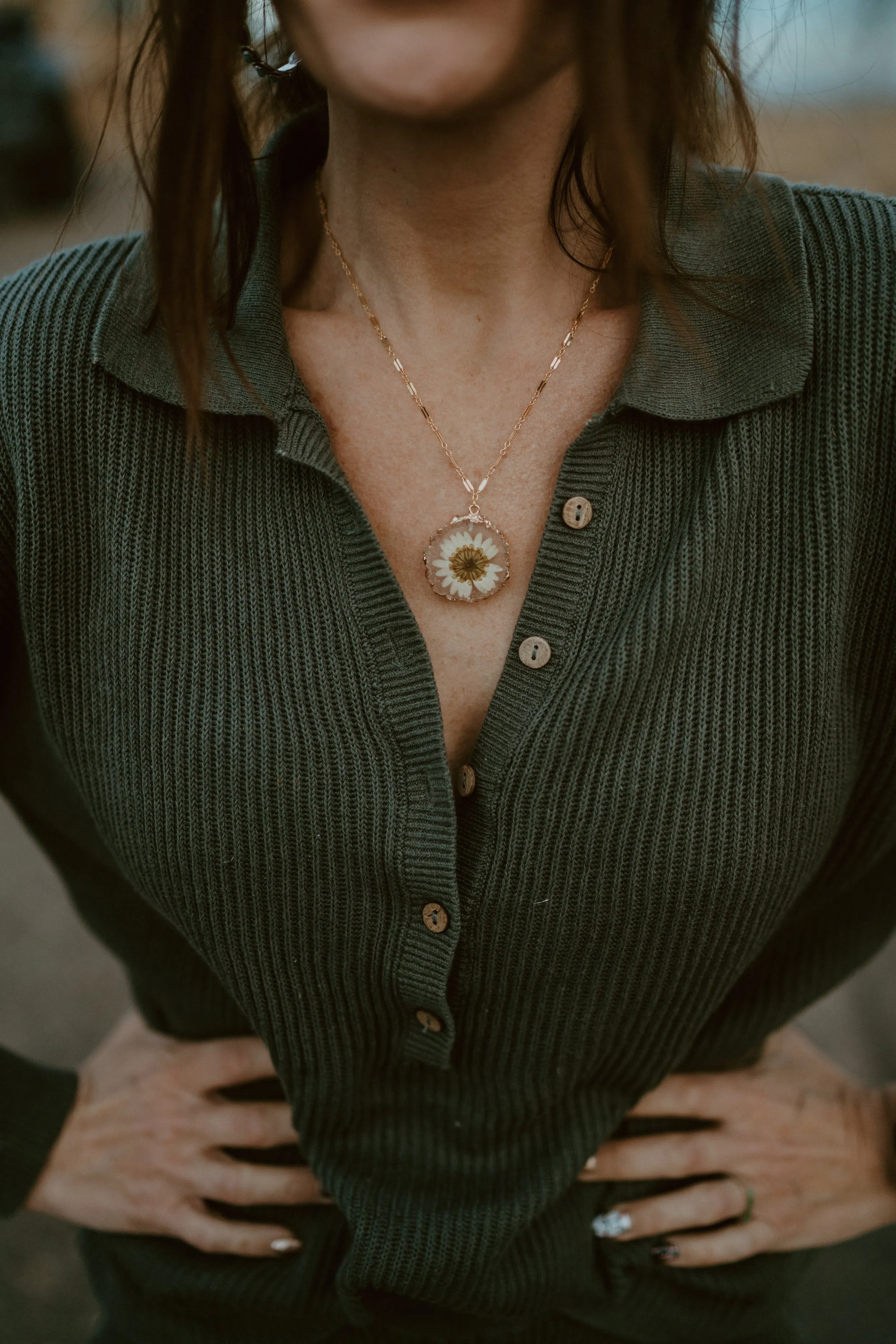 Daisy Necklace sold by Goldie Lew