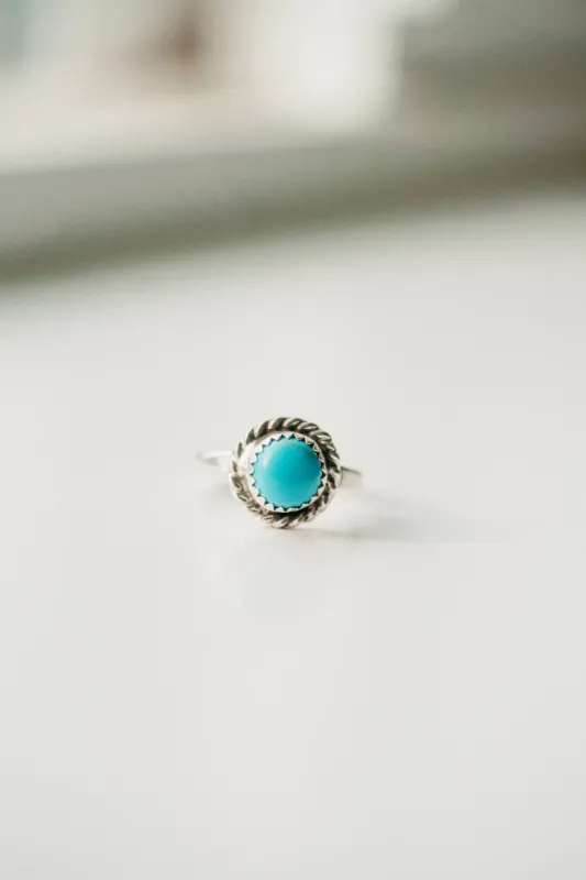 Becca Ring | Turquoise sold by Goldie Lew