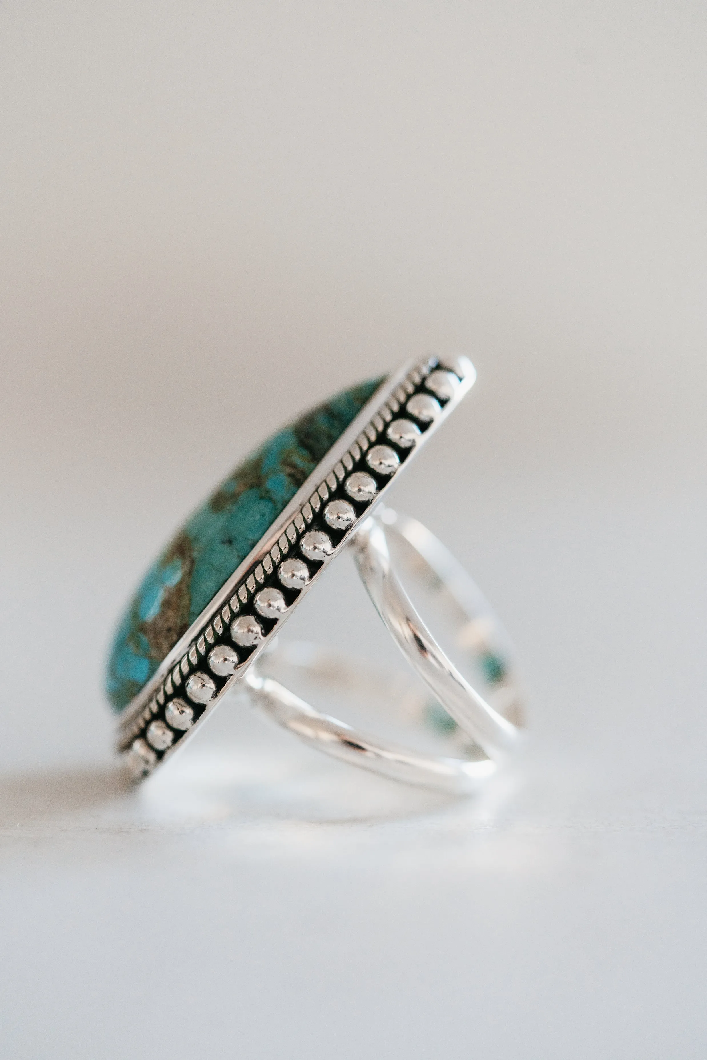 Betsy Ring | Boulder Turquoise sold by Goldie Lew product image thumbnail 4