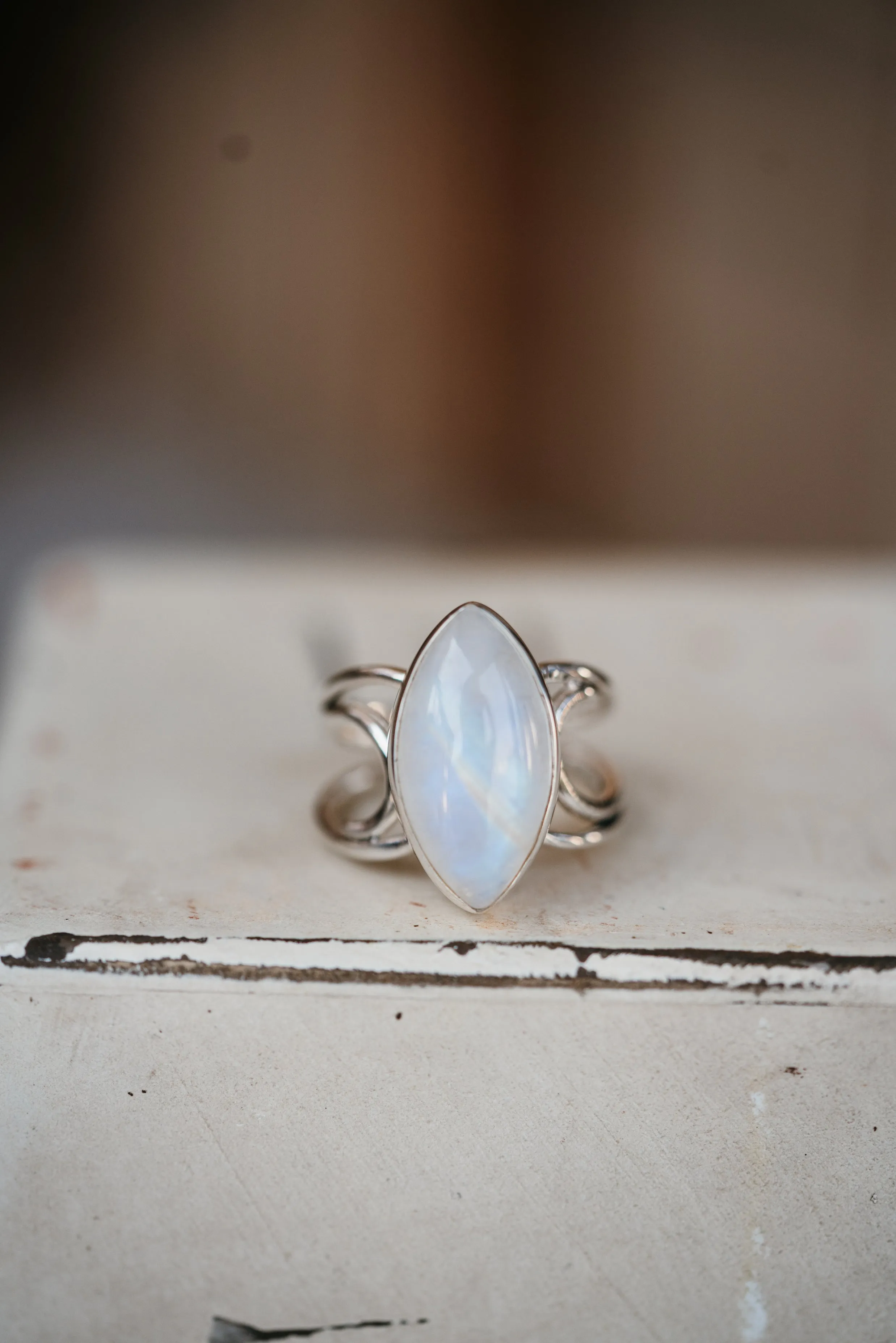 Jennie Ring | Moonstone sold by Goldie Lew