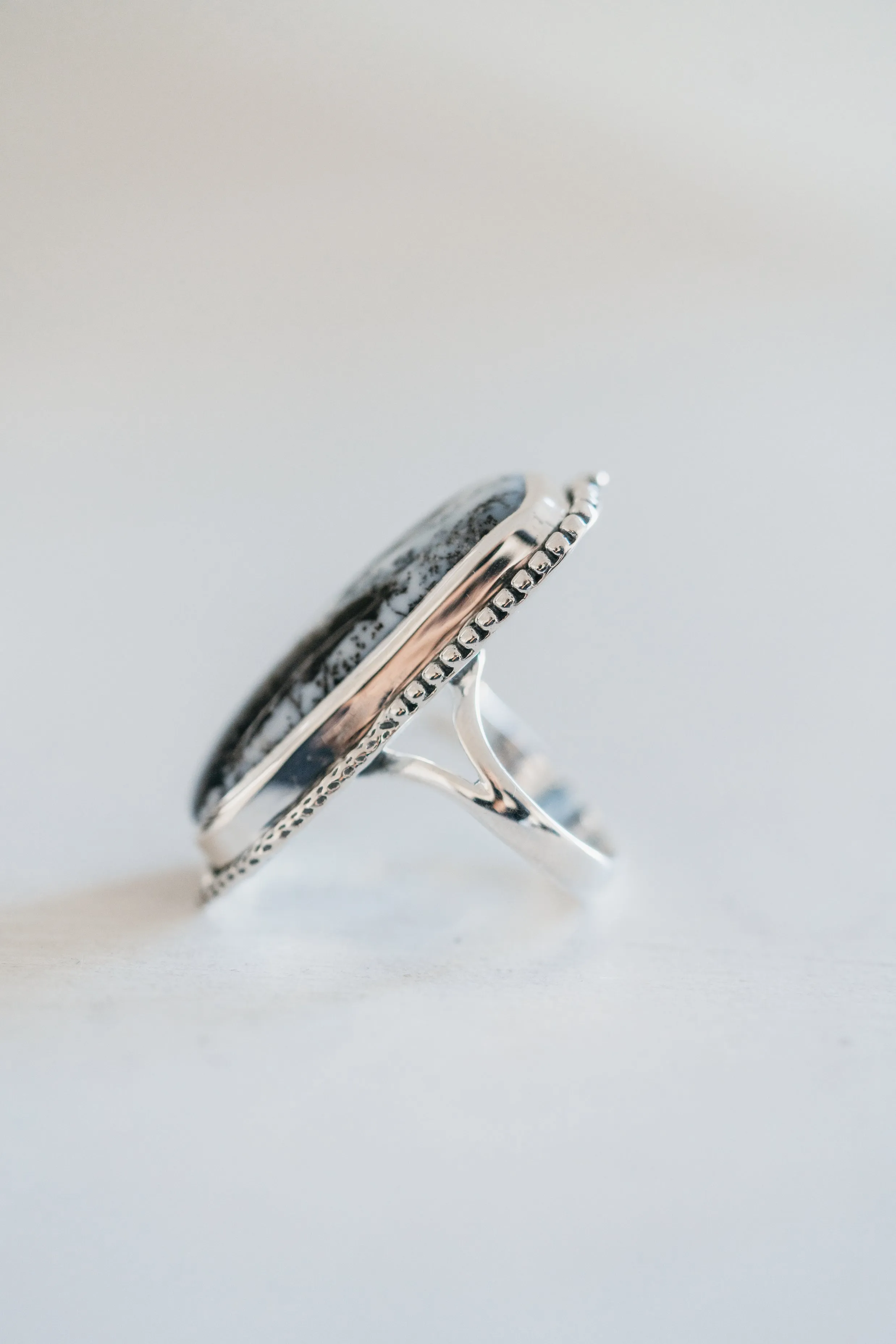 Bambi Ring | Dendritic Opal sold by Goldie Lew product image thumbnail 4