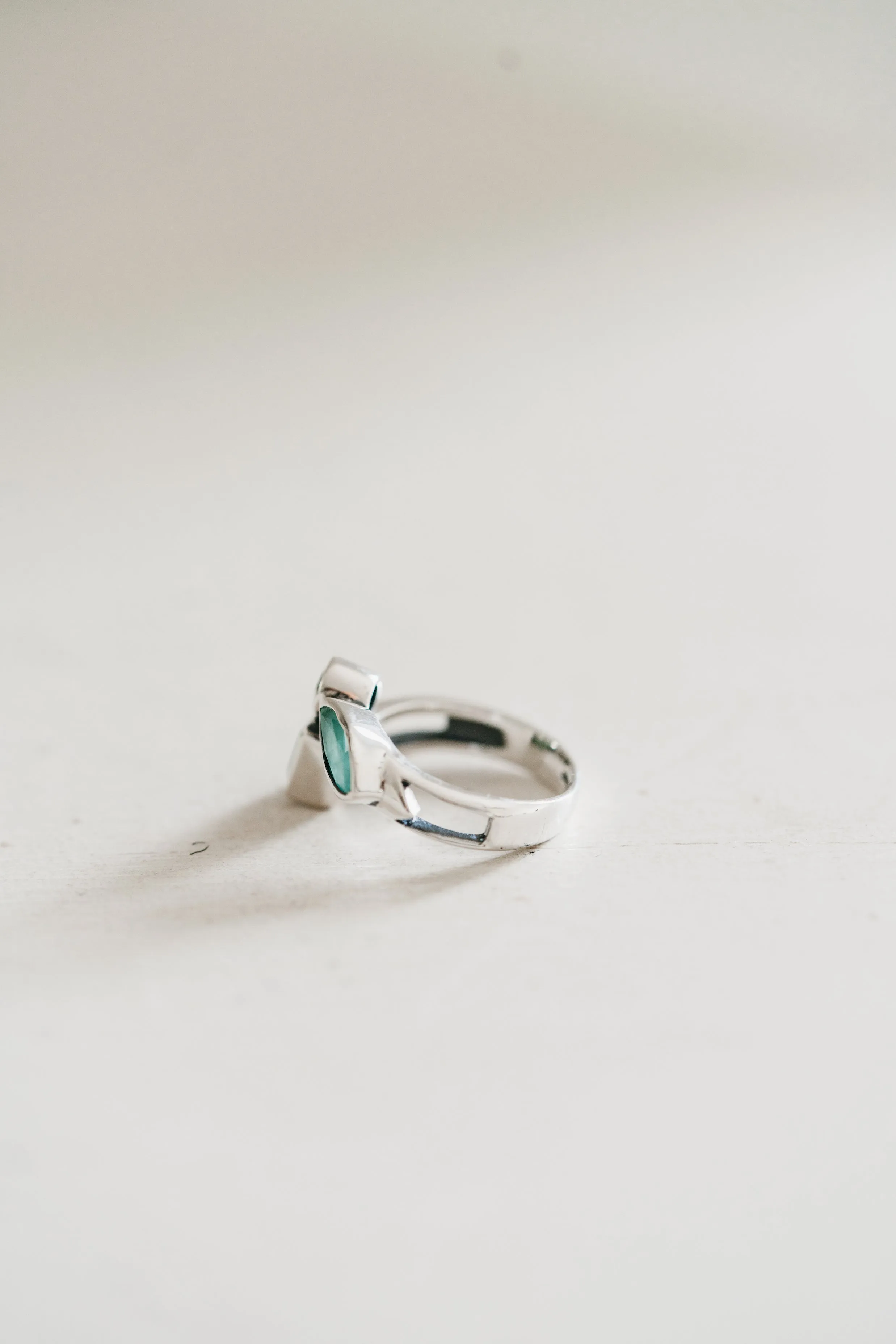 Theresa Ring | Emerald - FINAL SALE sold by Goldie Lew product image thumbnail 2