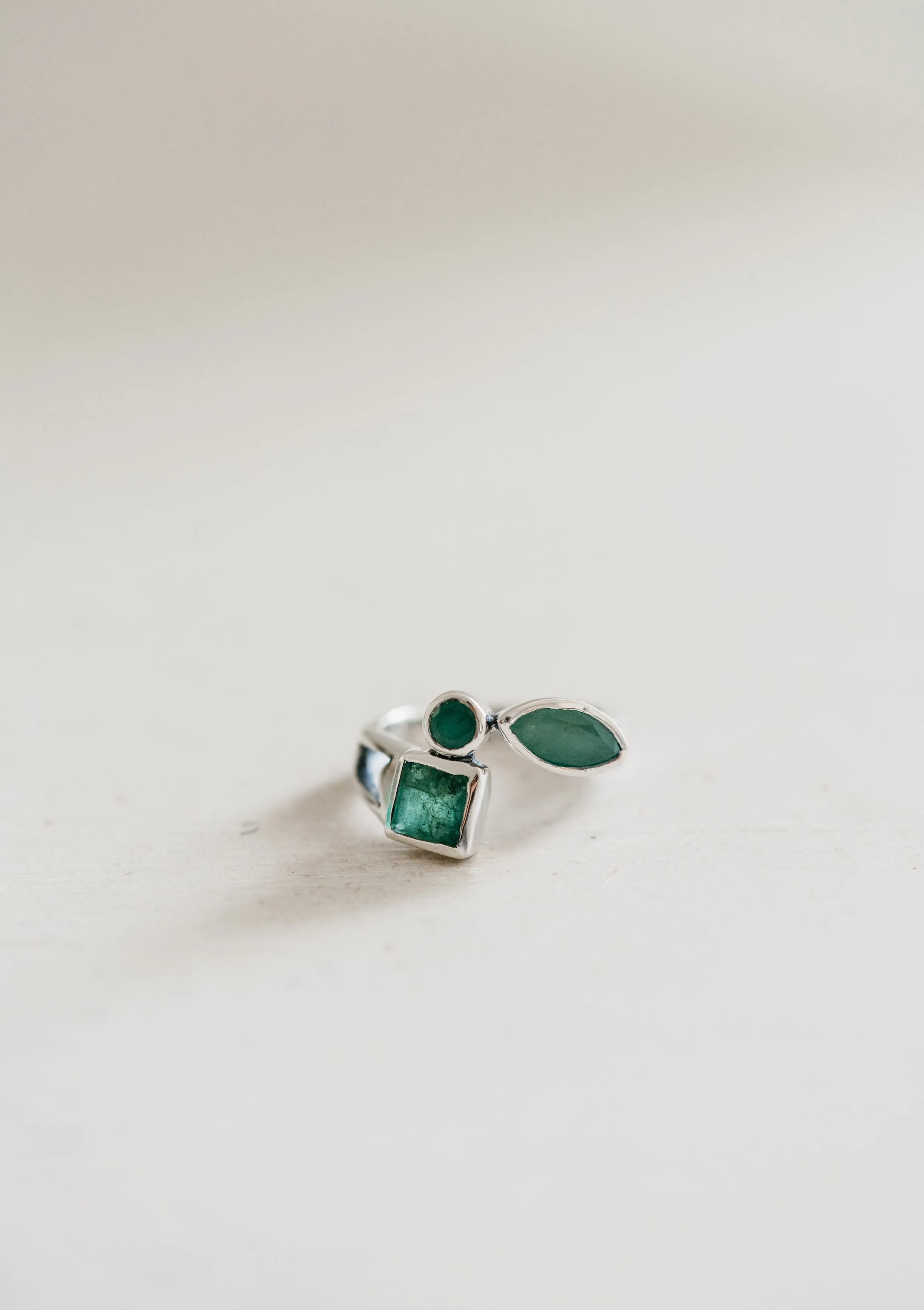 Theresa Ring | Emerald - FINAL SALE sold by Goldie Lew