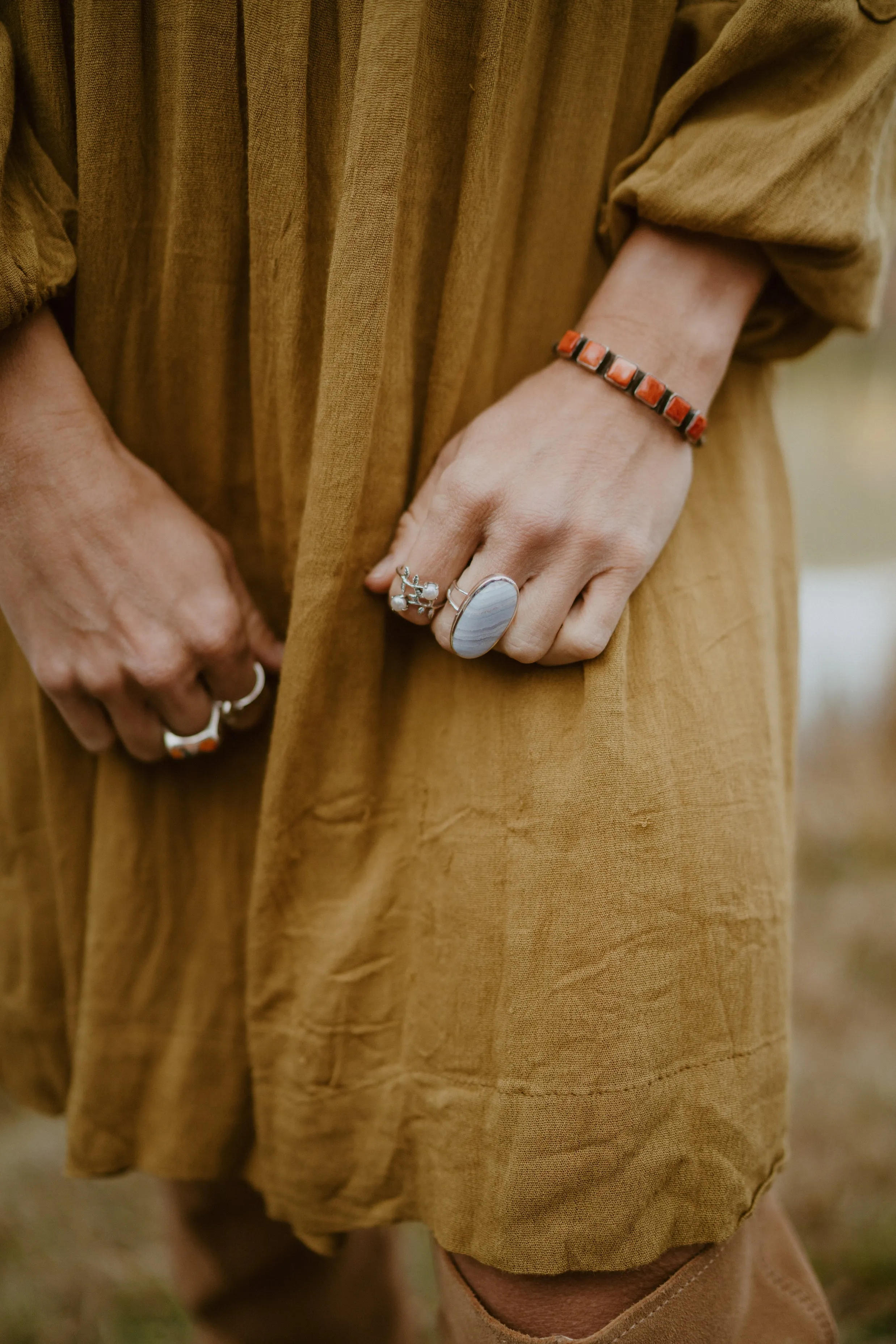 Claudia Ring | Pearl - FINAL SALE sold by Goldie Lew product image thumbnail 4