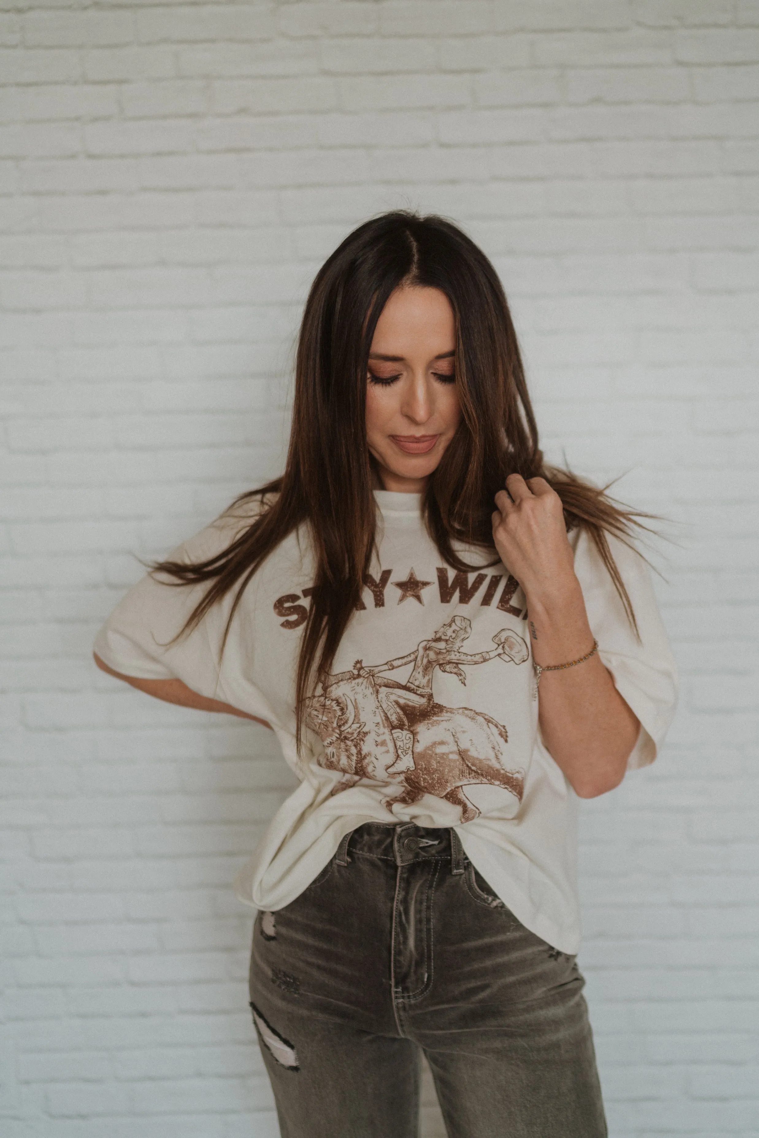 Stay Wild T-Shirt sold by Goldie Lew product image thumbnail 4