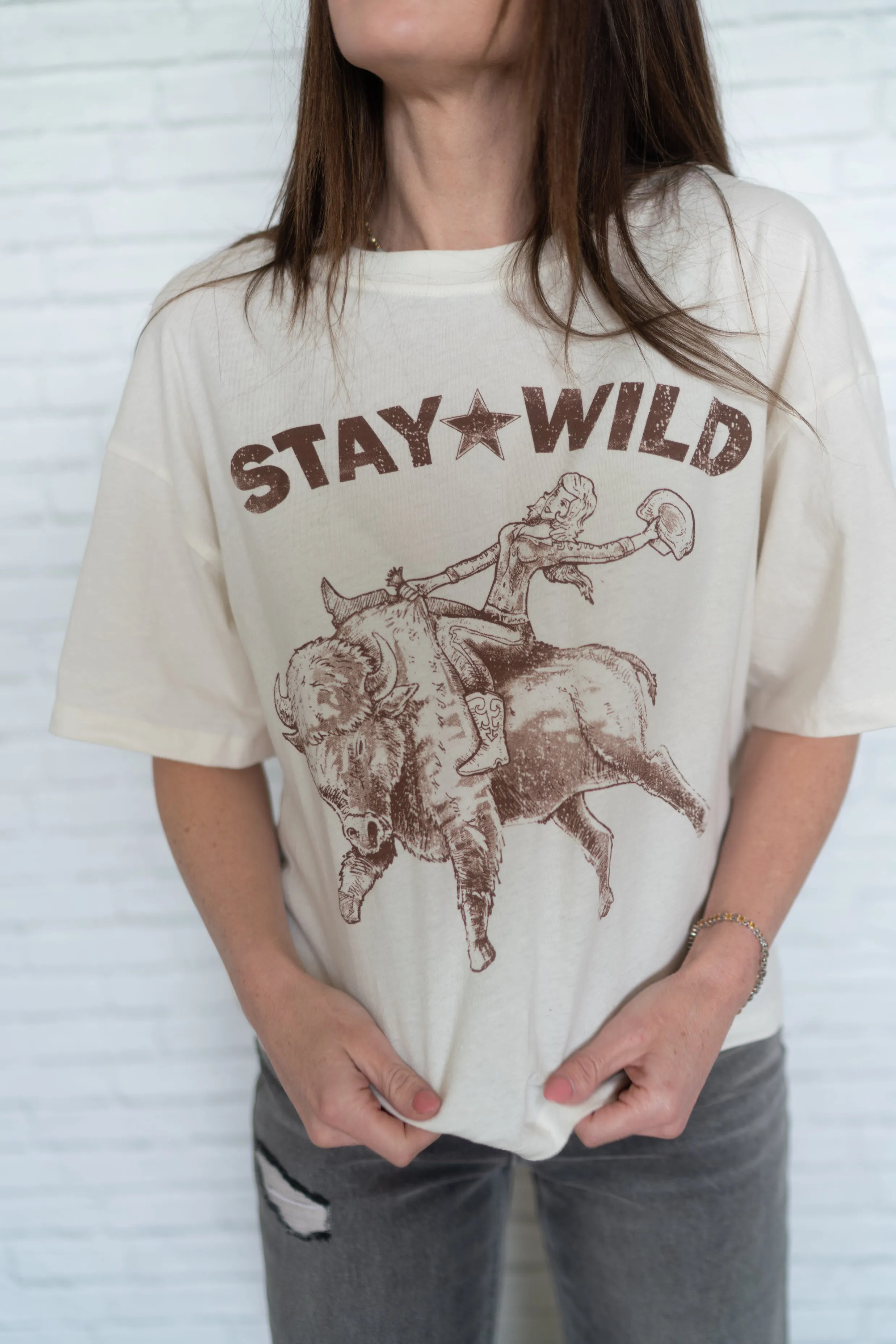 Stay Wild T-Shirt sold by Goldie Lew product image thumbnail 5