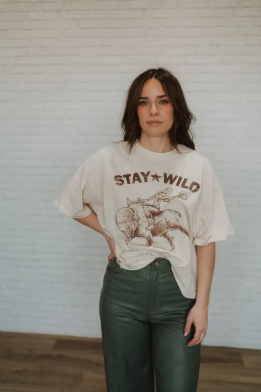 Stay Wild T-Shirt sold by Goldie Lew