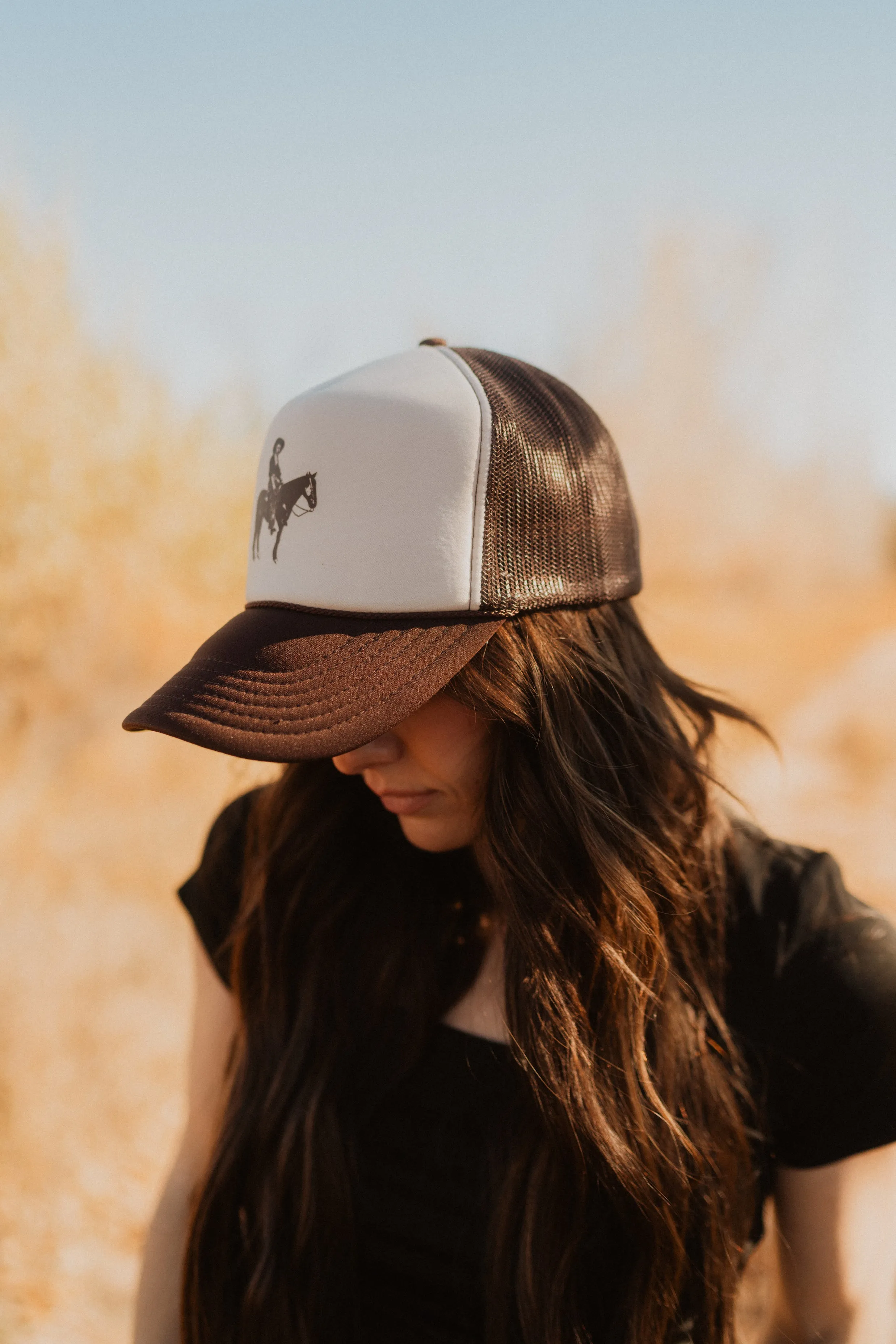 Curly Trucker Hat sold by Goldie Lew product image thumbnail 3