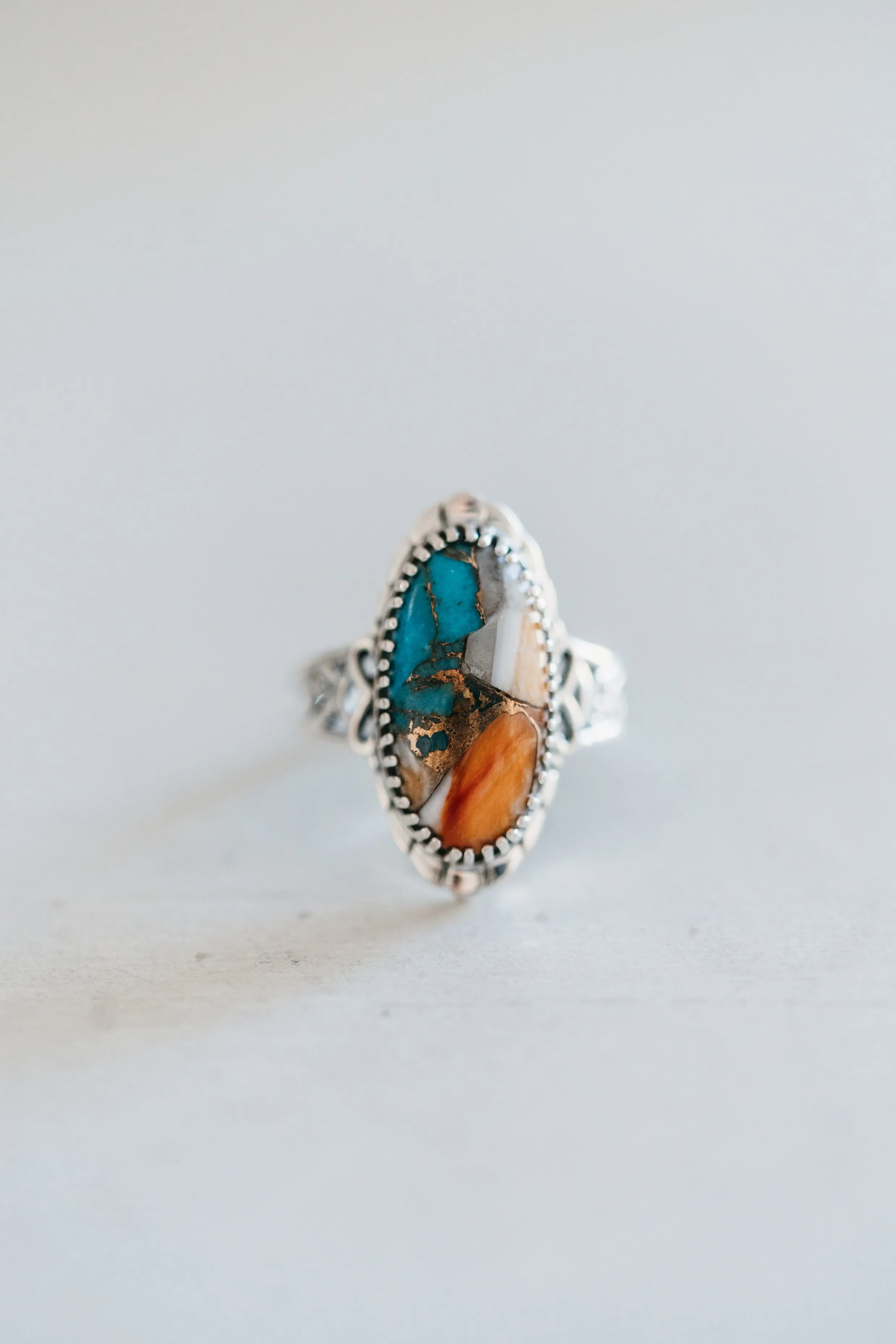 Clay Ring | Spiny Turquoise sold by Goldie Lew