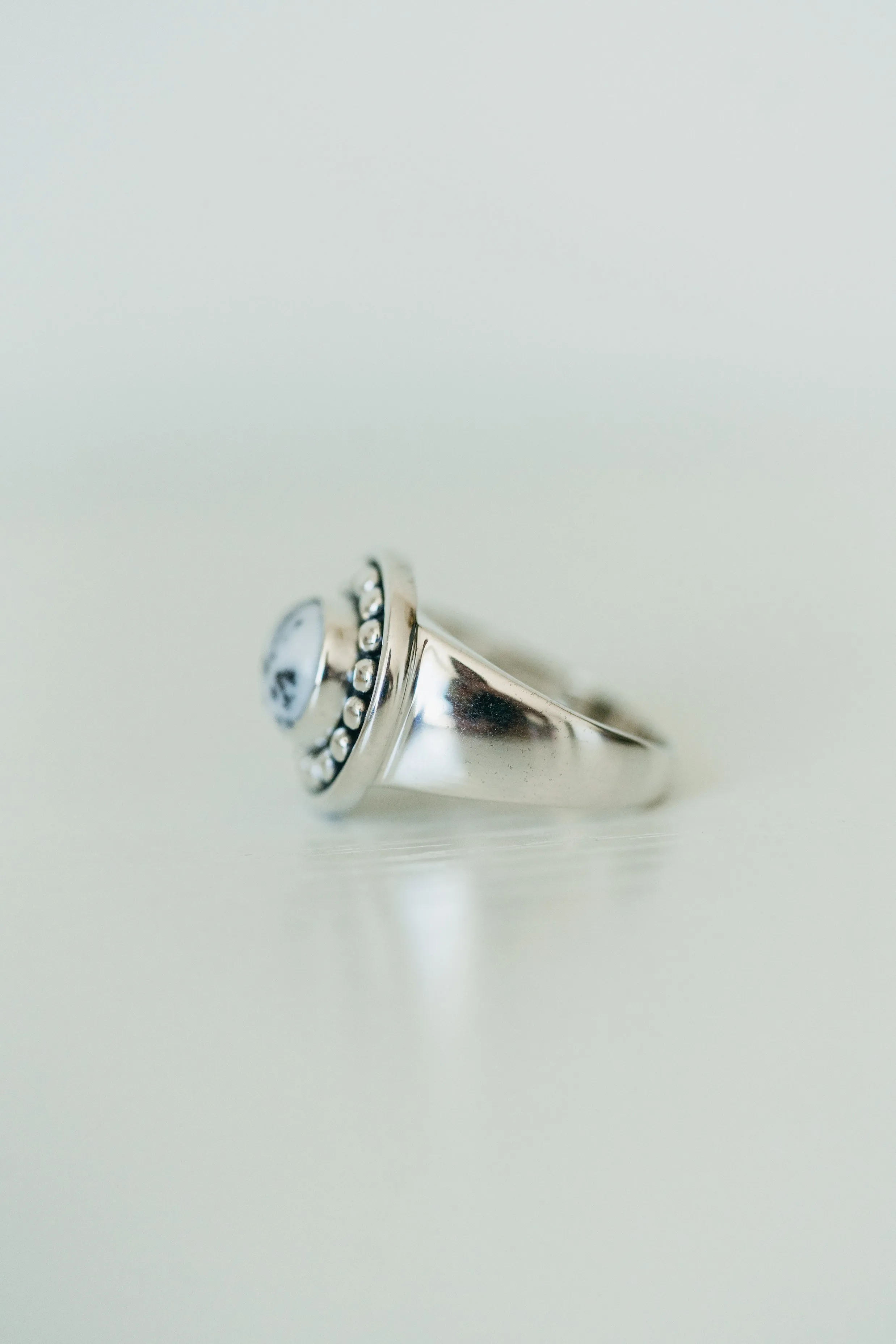 Anne Ring | Dendritic Opal sold by Goldie Lew product image thumbnail 4