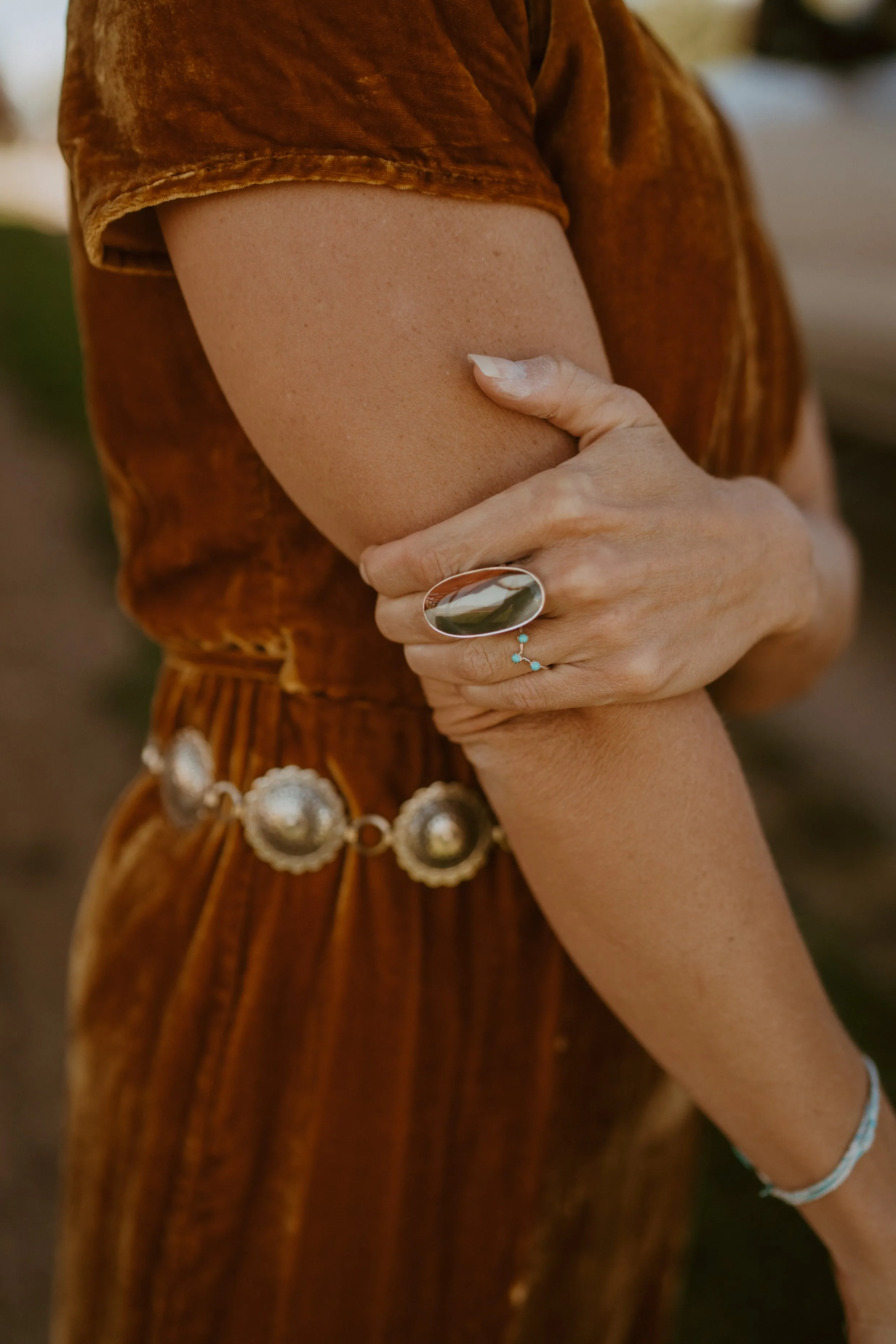 Johnny Ring | Large | Polychrome Jasper sold by Goldie Lew product image thumbnail 3