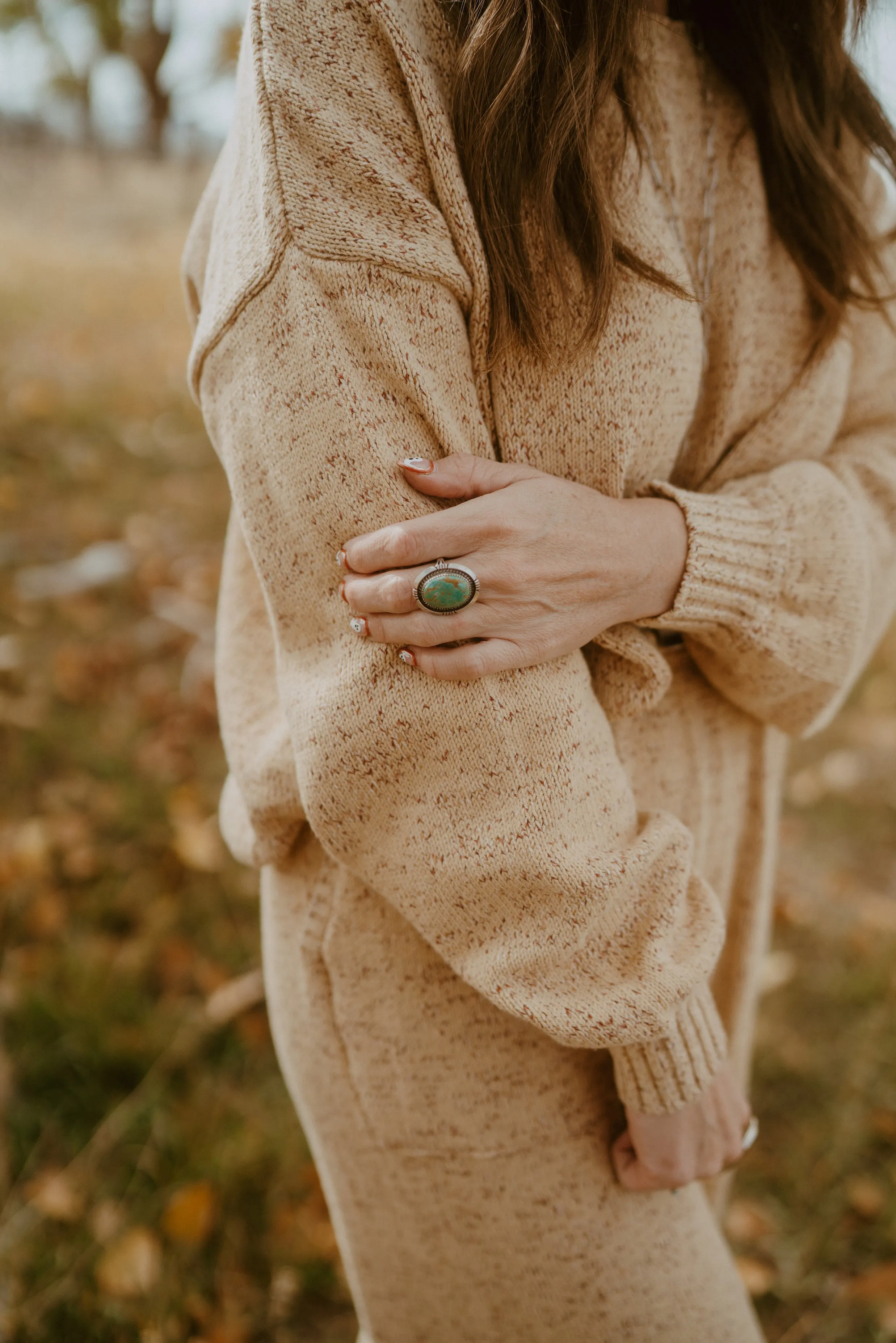 Bre Ring | Green Turquoise sold by Goldie Lew product image thumbnail 5